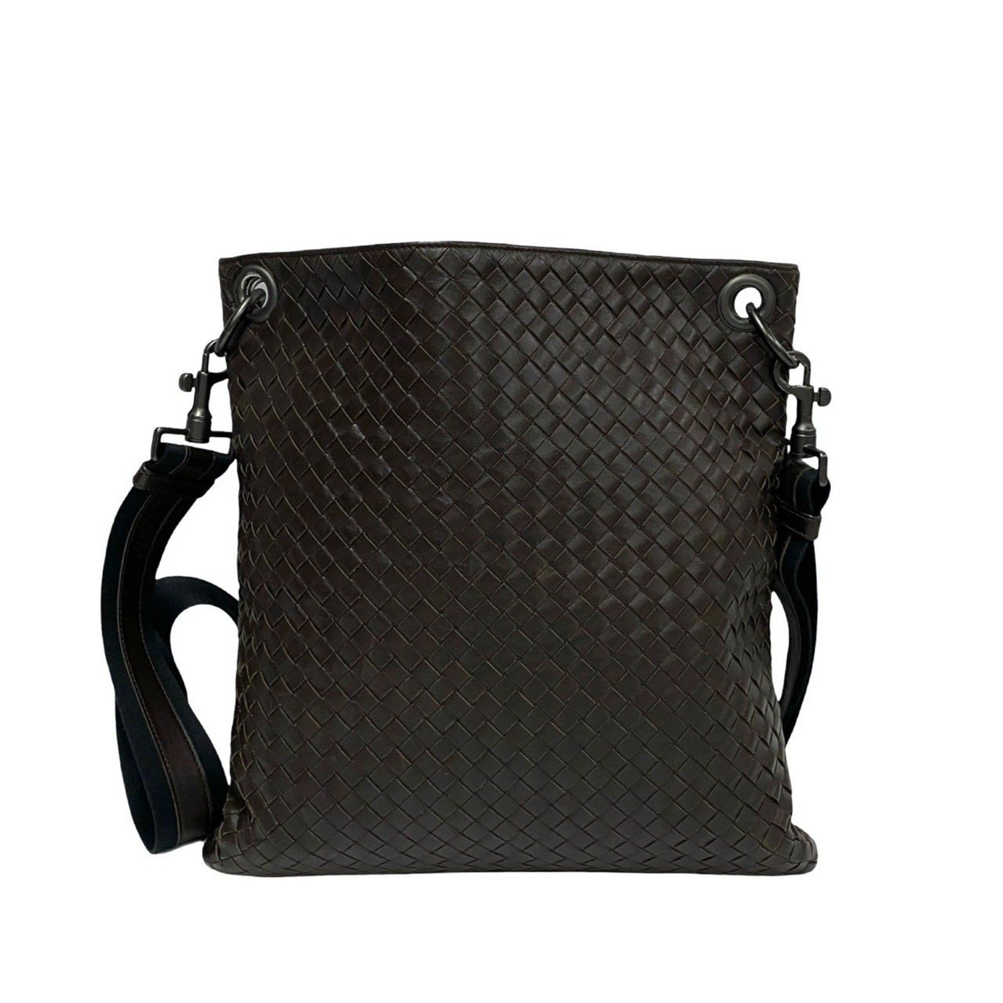 Bottega Veneta BOTTEGA VENETA Intrecciato Leather Shoulder Bag/Sacoche/Pochette Brown 27788 Size ONE SIZE - 4 Thumbnail
