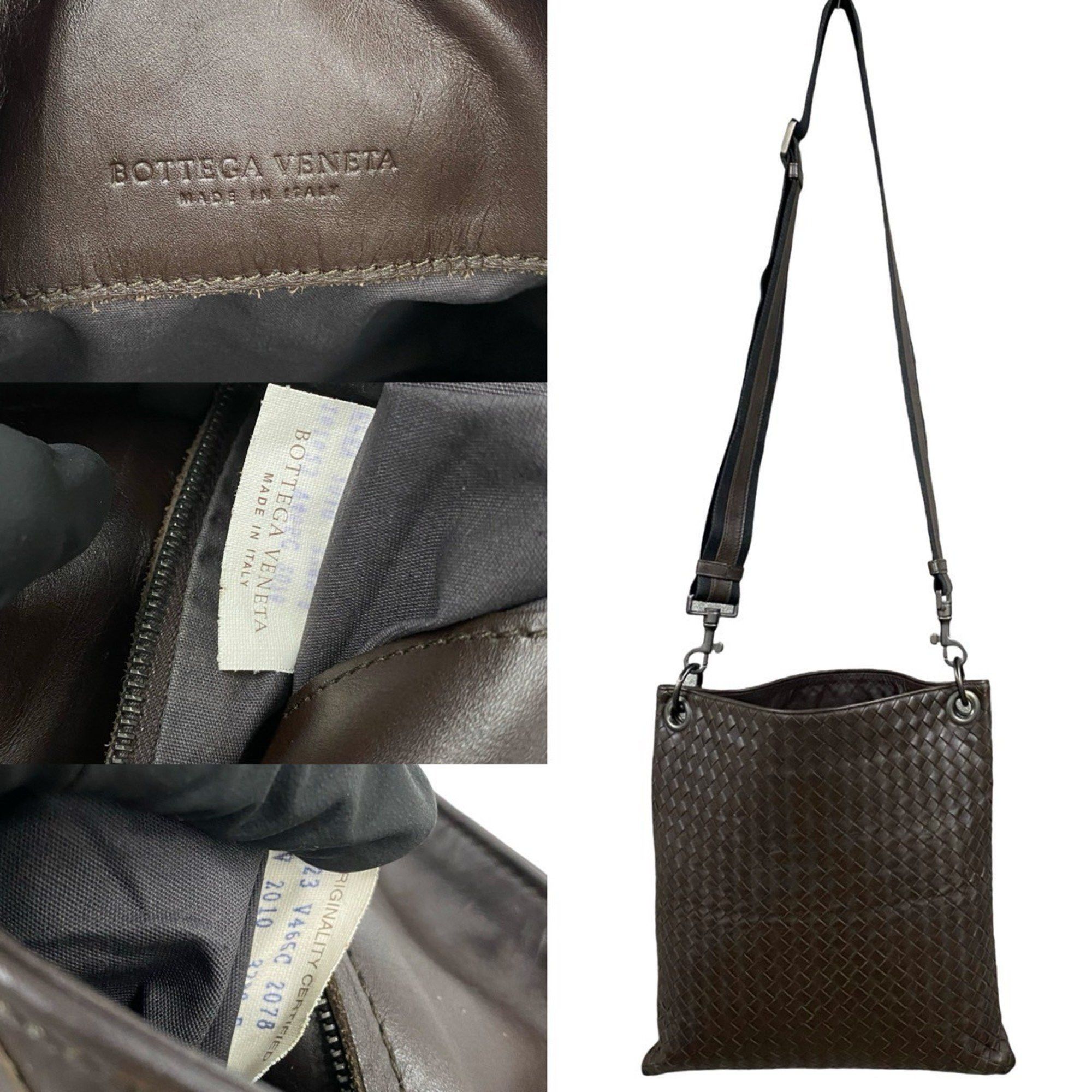 Bottega Veneta BOTTEGA VENETA Intrecciato Leather Shoulder Bag/Sacoche/Pochette Brown 27788 Size ONE SIZE - 3 Thumbnail