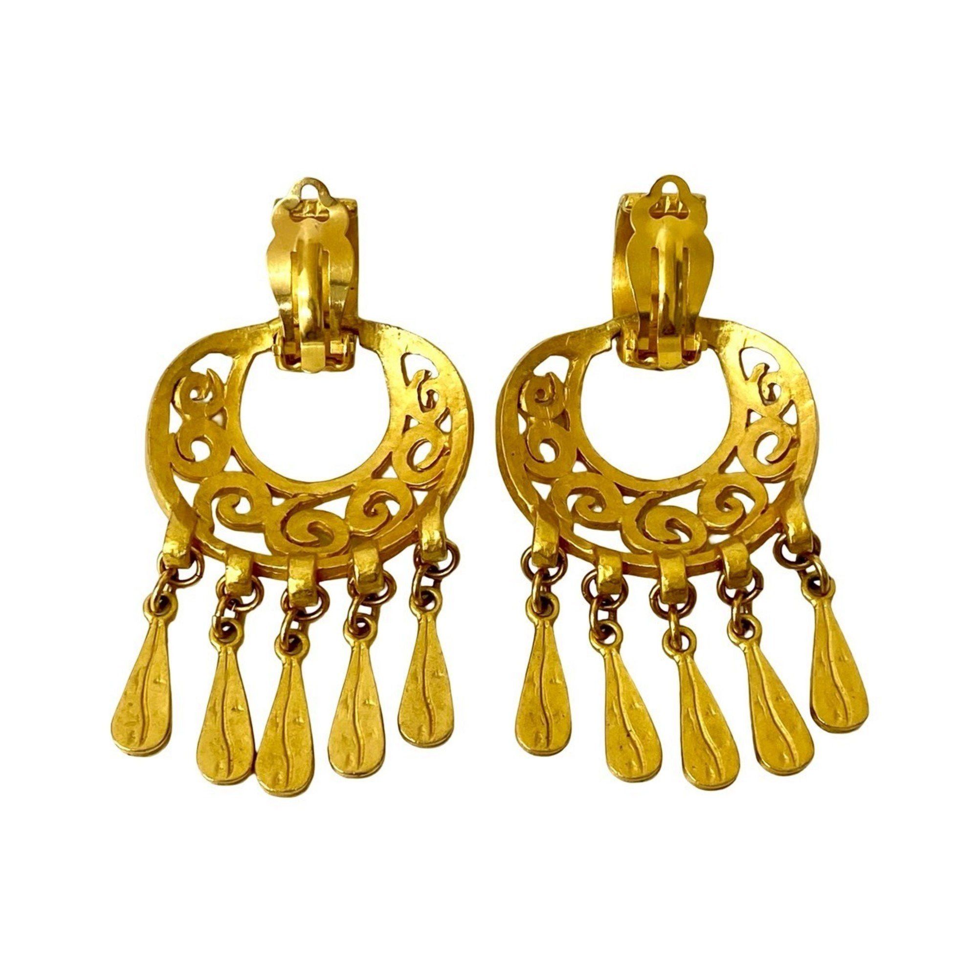Chanel CHANEL Coco Mark Earrings and Ear Cuffs, Women's Gold, 81203 Size ONE SIZE - 3 Thumbnail