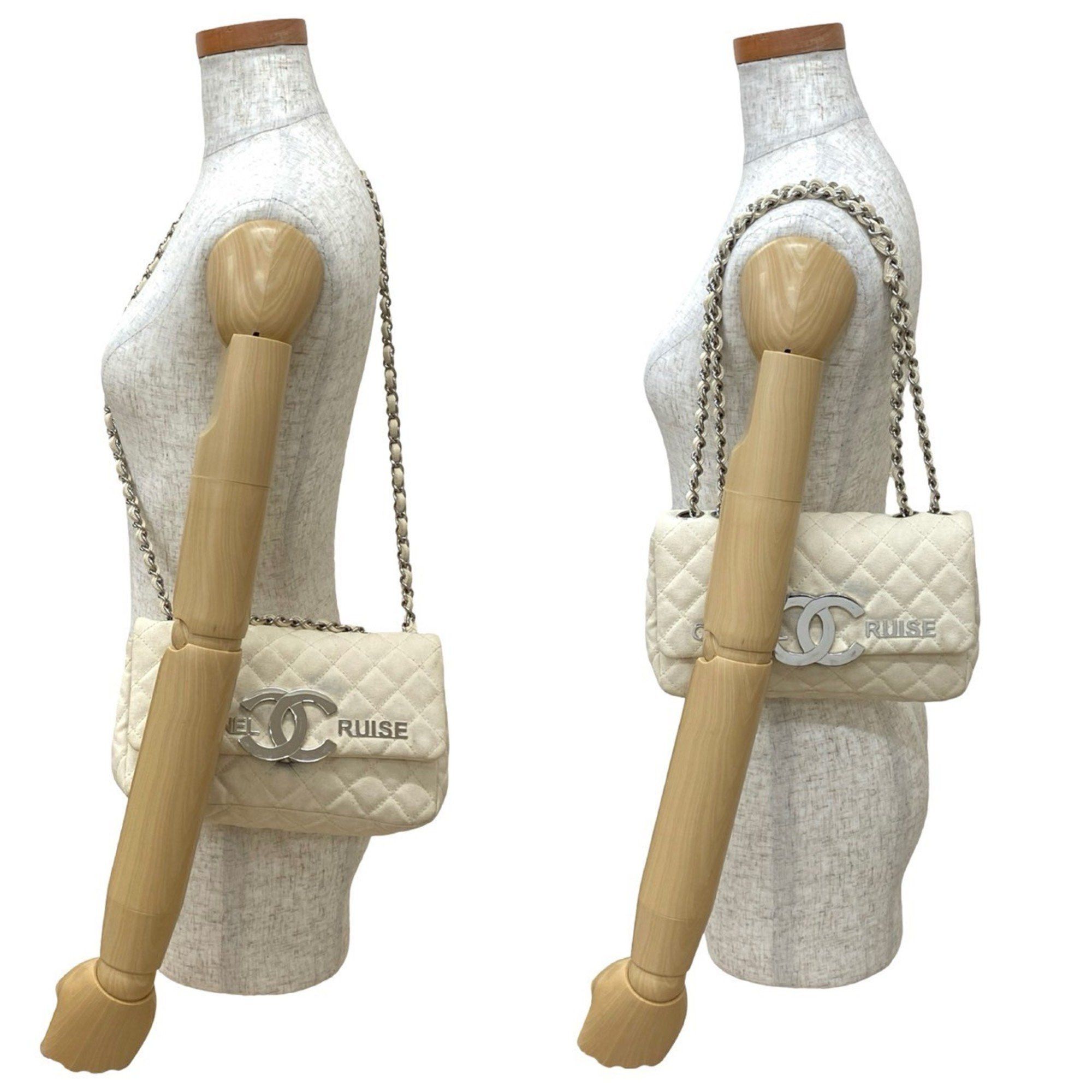 Chanel CHANEL Cruise Collection Matelasse Coco Mark Canvas Shoulder Bag, Ivory, 415-9 Size ONE SIZE - 2 Thumbnail