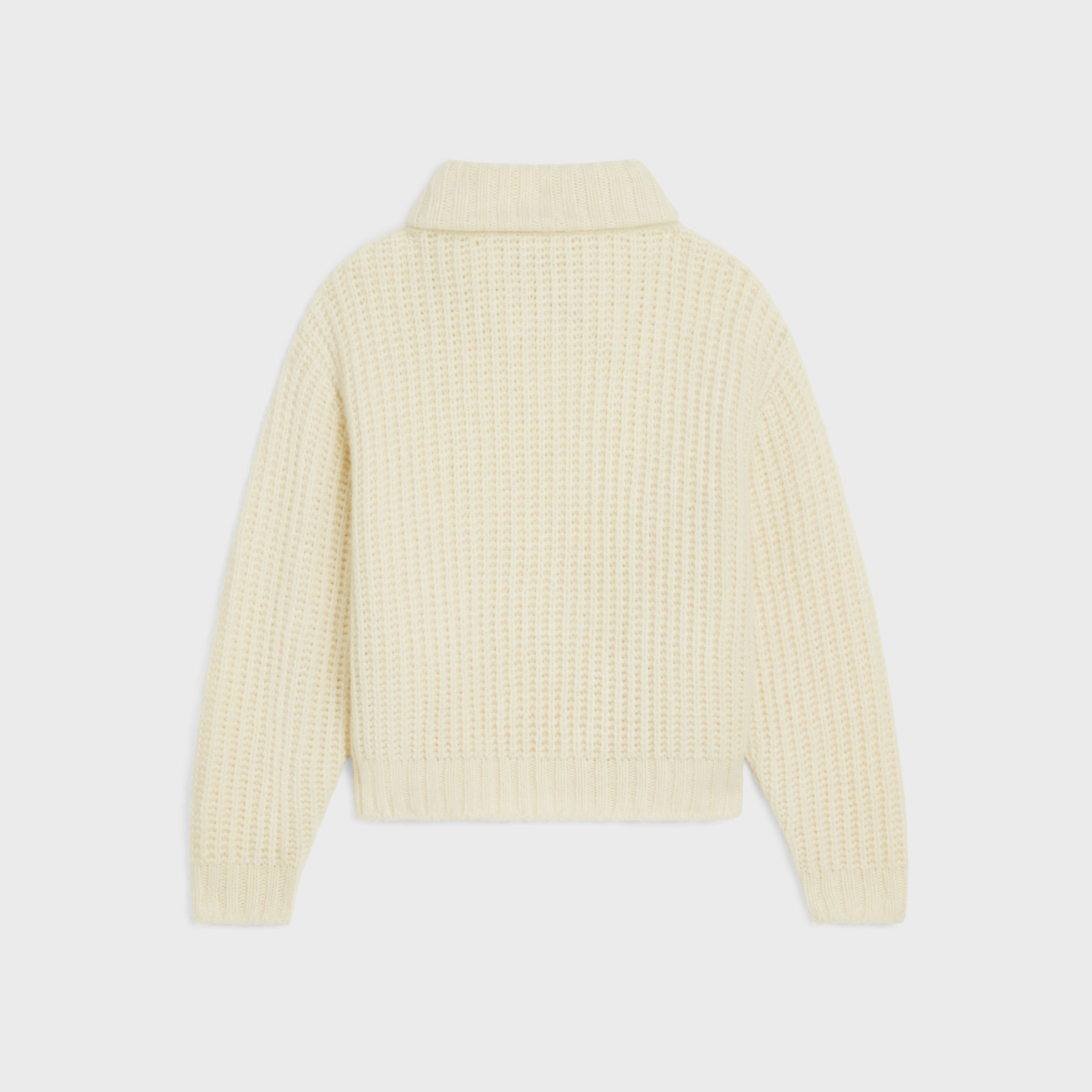 Celine vareuse in ribbed wool and cashmere Size XXL / US 16-18 / IT 52-54 - 2 Thumbnail
