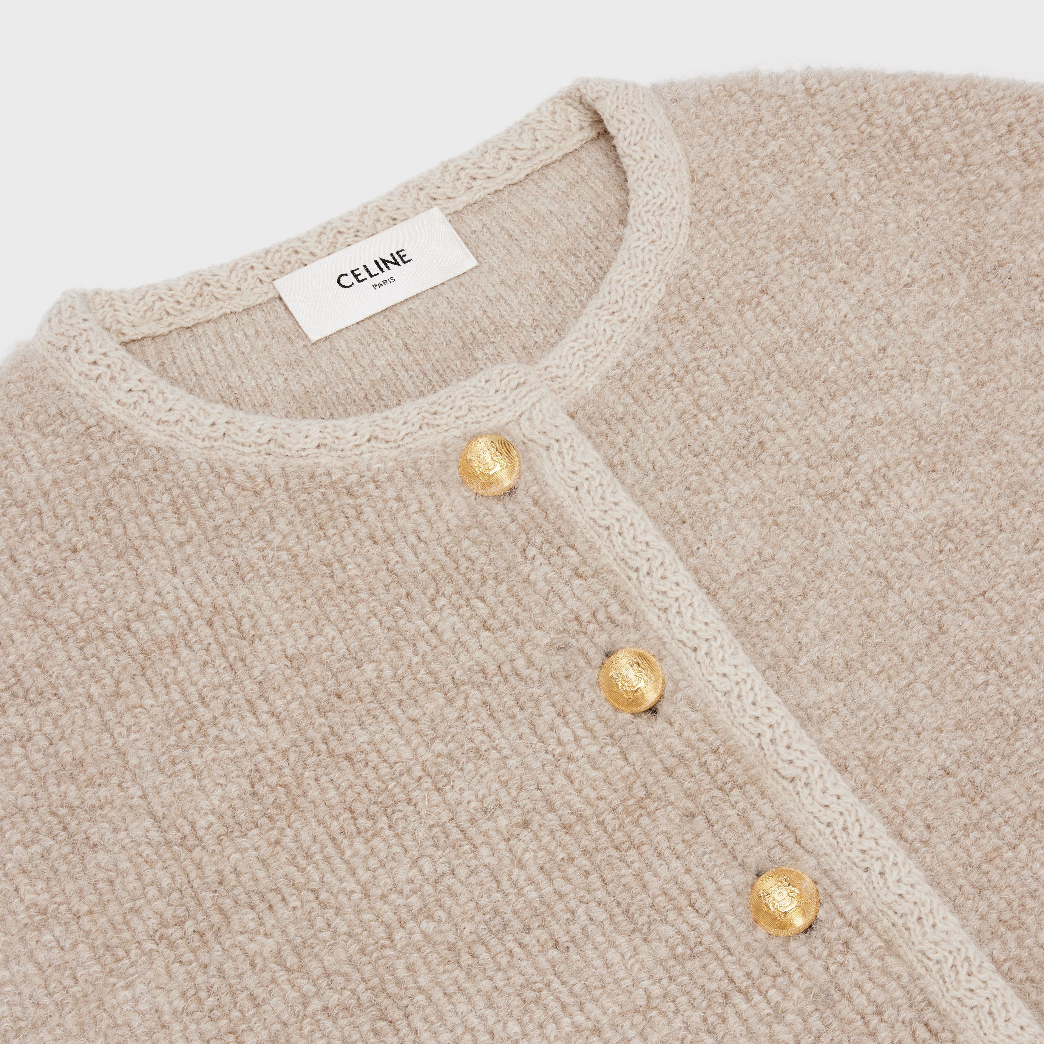 Celine cardigan jacket in alpaca wool Size XXL / US 16-18 / IT 52-54 - 3 Thumbnail