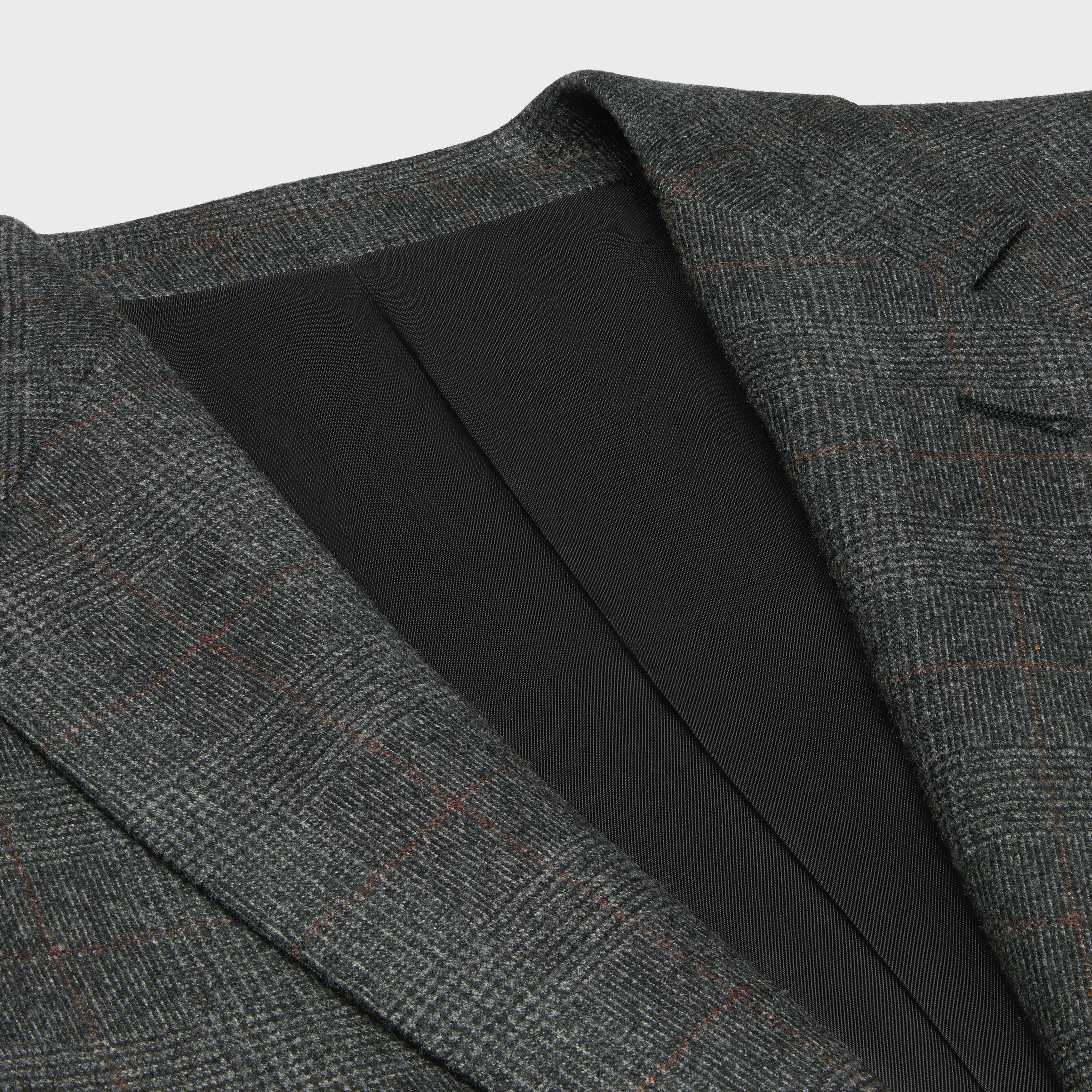 Celine long jacket in prince of wales check flannel Size S / US 4 / IT 40 - 3 Thumbnail
