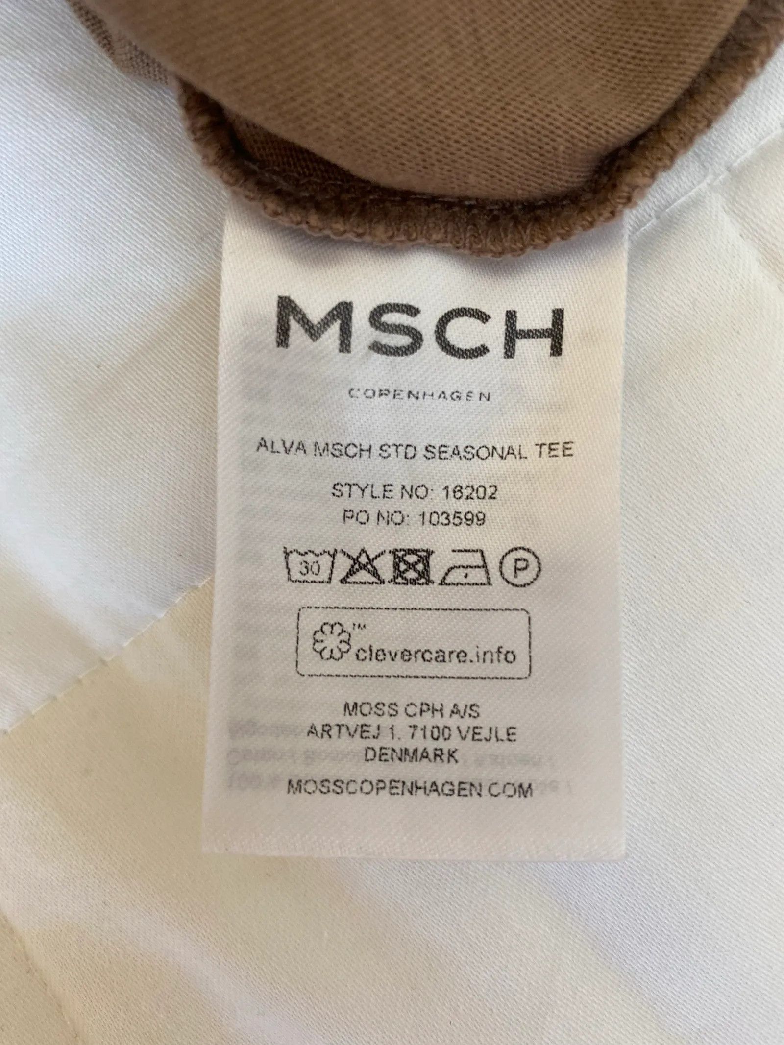 Moss MSCH Alva Msch Std Seasonal Tee Short Sleeve T-shirt Size S / US 4 / IT 40 - 3 Thumbnail