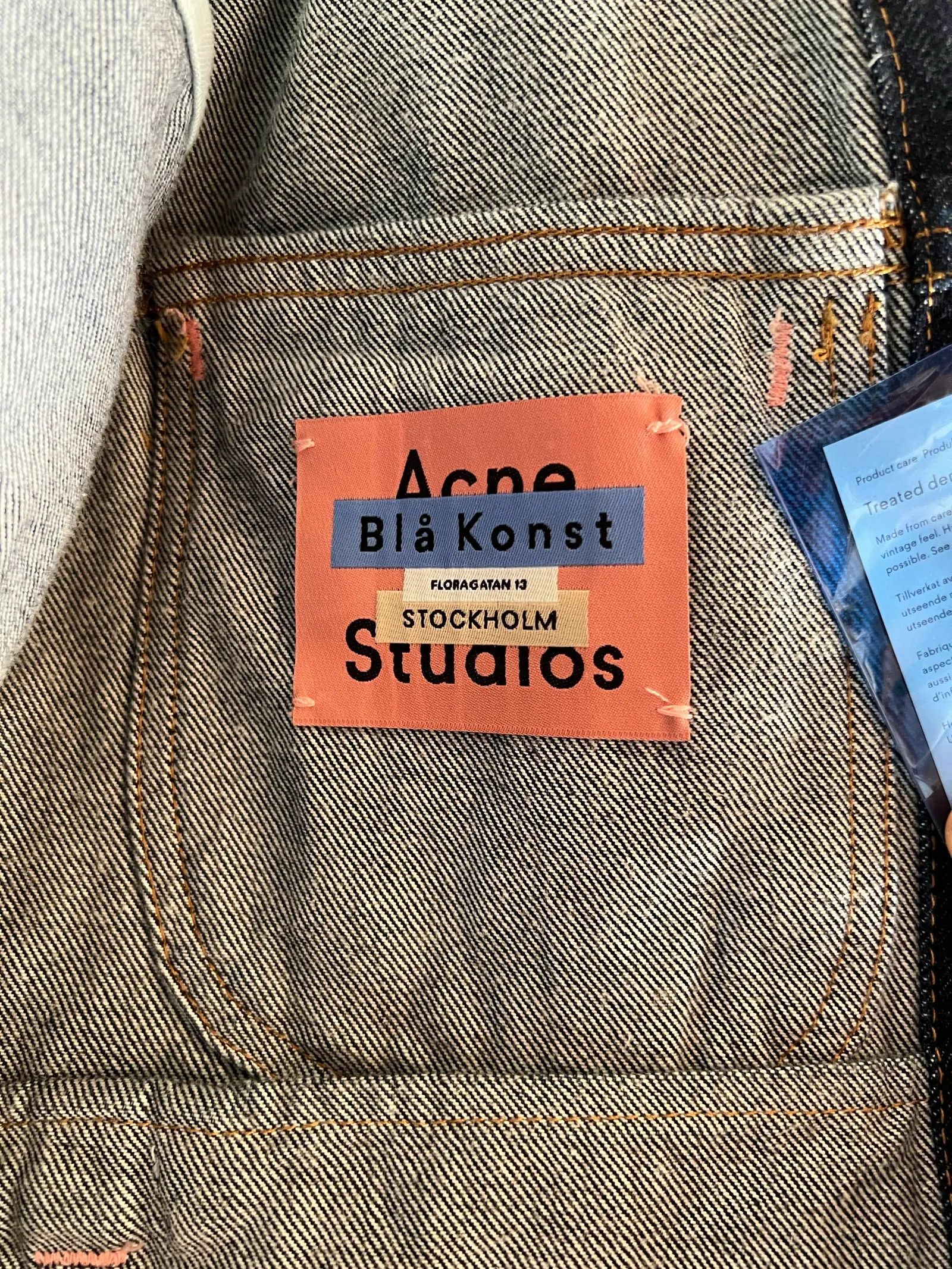 Acne Studios Acne Studios Blå Konst Jacket Size XS / US 0-2 / IT 36-38 - 2 Thumbnail