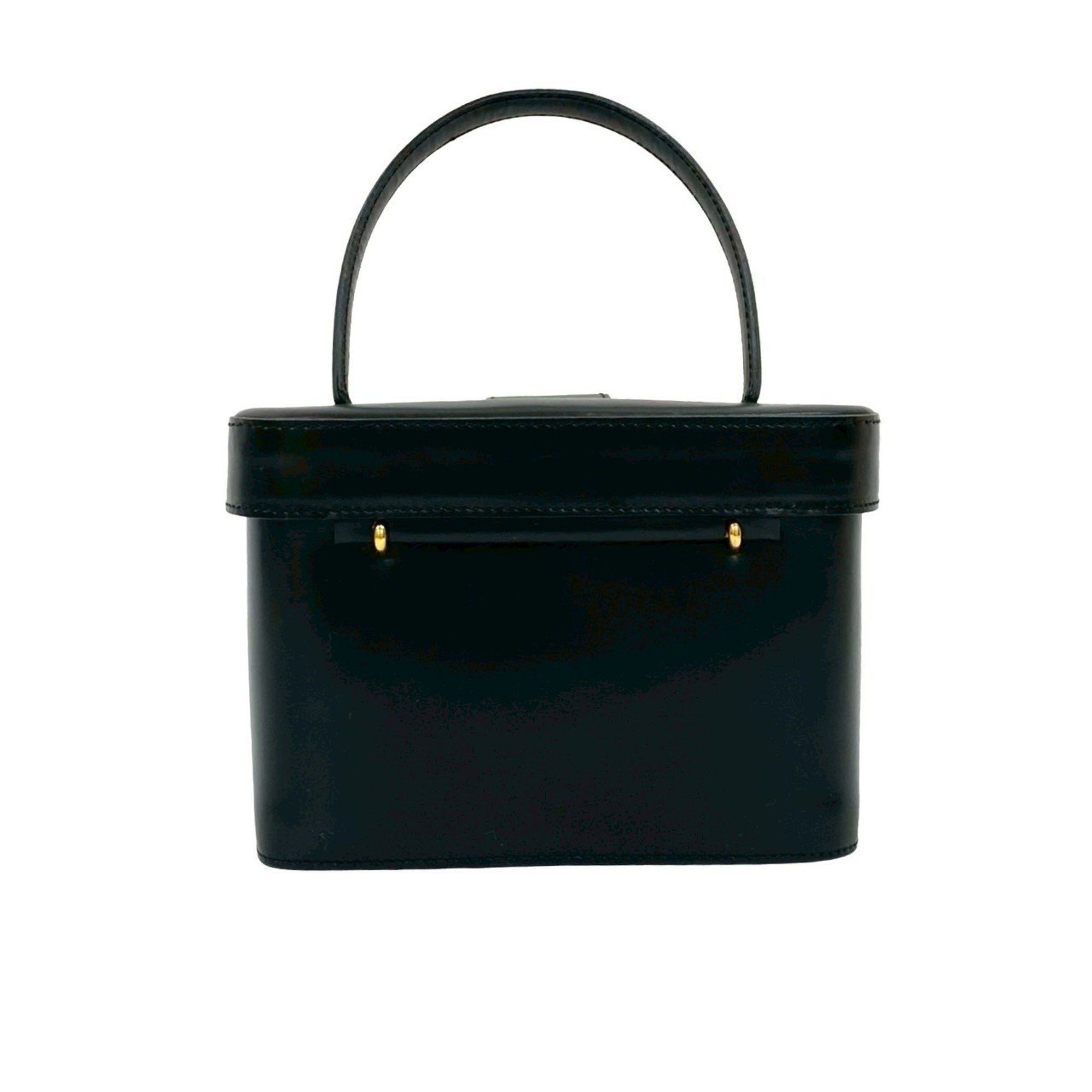 Celine CELINE Star Ball Leather Vanity Bag, Handbag, Tote Black, 137-7 Size ONE SIZE - 3 Thumbnail
