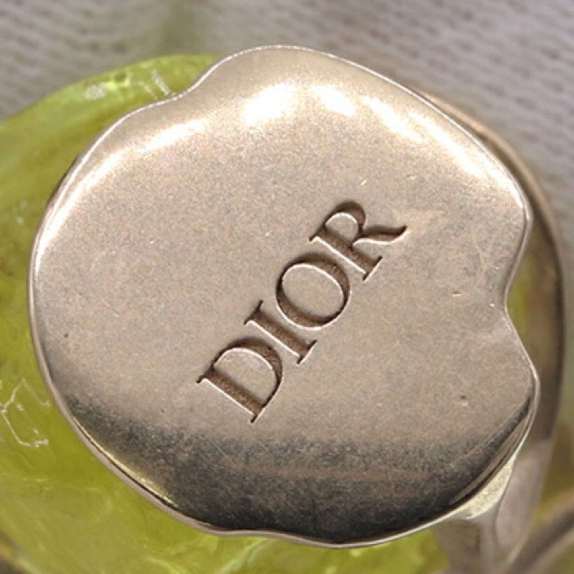 Dior Christian Dior Dior Ring, Yellow Gold, Plastic, Metal, Size M, Monkey Animal, Women's, DIOR Size ONE SIZE - 7 Thumbnail