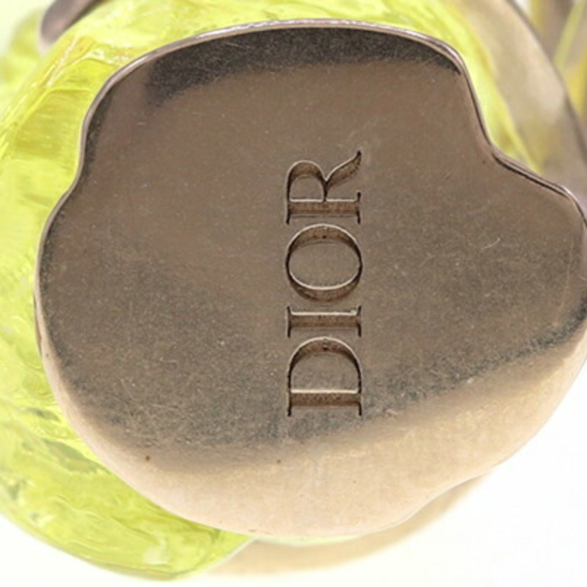 Dior Christian Dior Dior Ring, Yellow Gold, Plastic, Metal, Size M, Monkey Animal, Women's, DIOR Size ONE SIZE - 4 Thumbnail