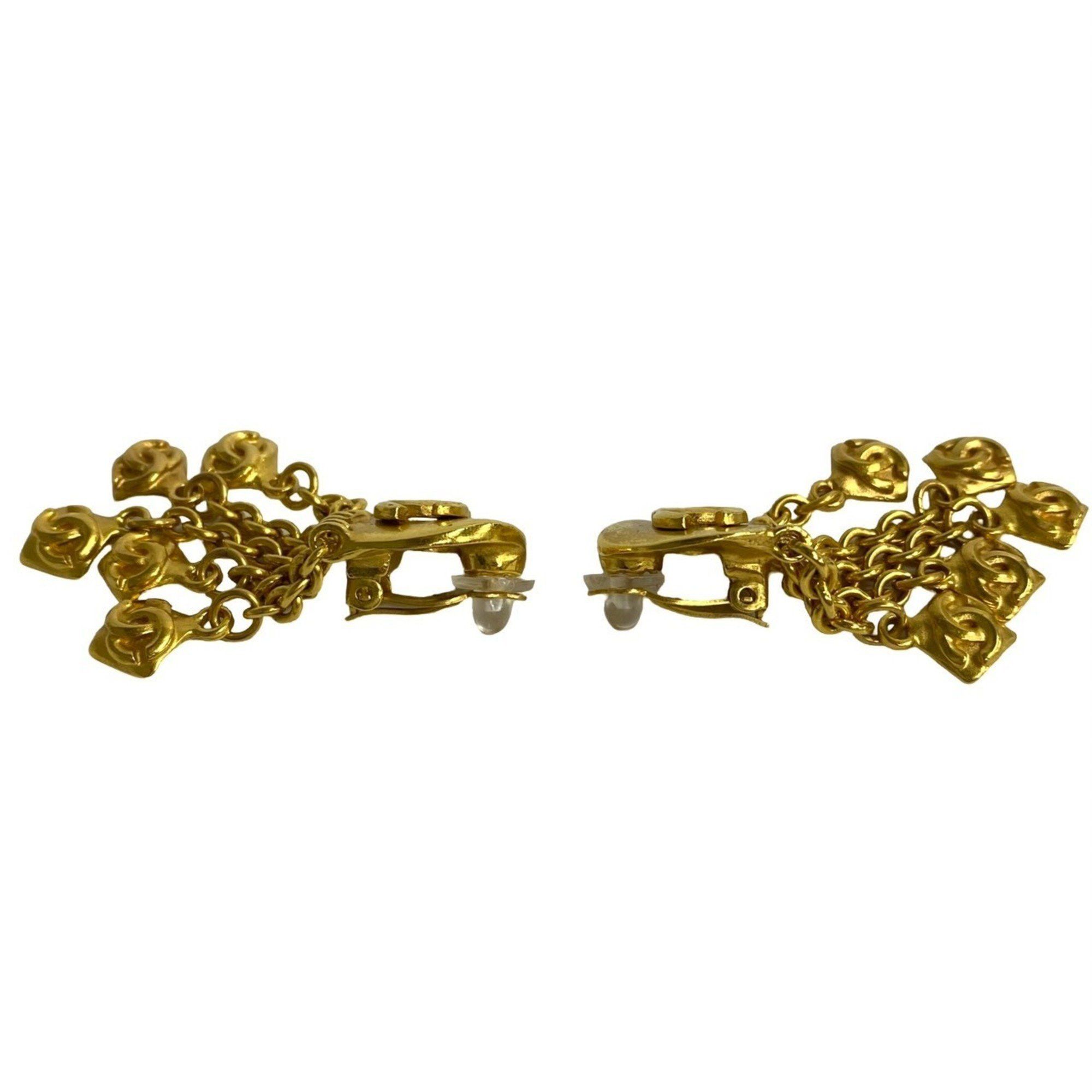 Chanel CHANEL 96P Coco Mark Motif GP Earrings/Ear Cuff Accessories Gold 544-4 Size ONE SIZE - 4 Thumbnail