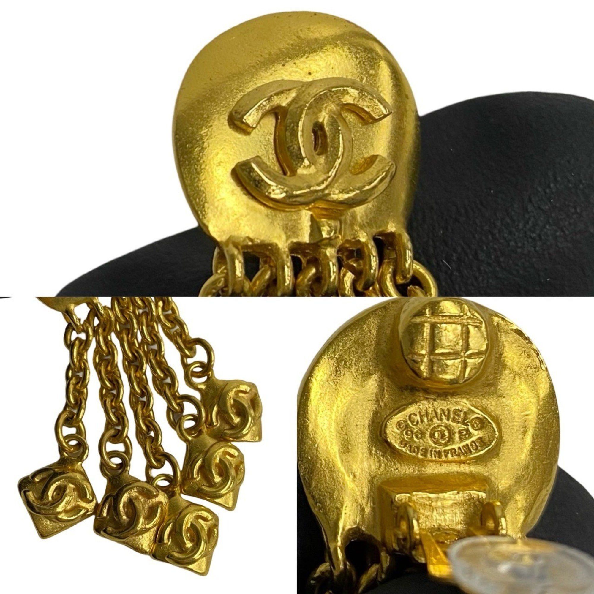 Chanel CHANEL 96P Coco Mark Motif GP Earrings/Ear Cuff Accessories Gold 544-4 Size ONE SIZE - 2 Thumbnail