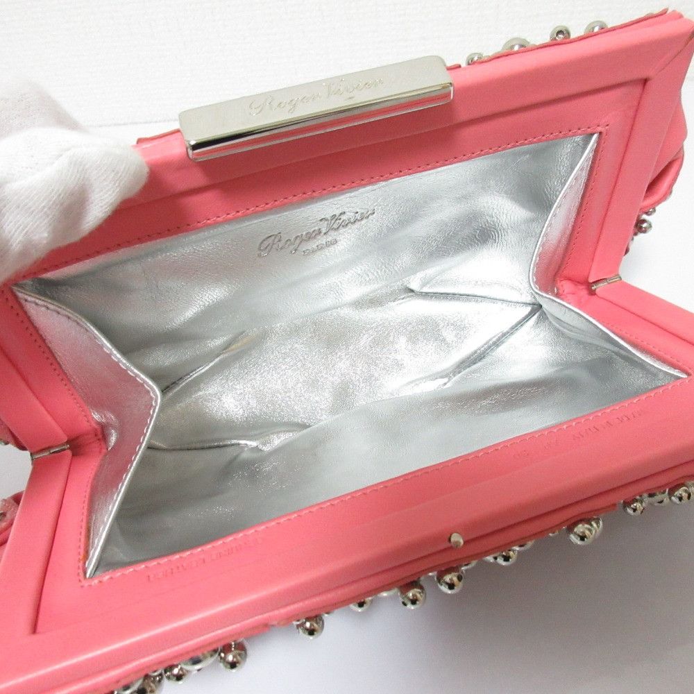 Roger Vivier Roger Vivier Roger Vivier Prismic Clutch Bag Leather Clutch Bag DUTY FREE for USA Size ONE SIZE - 6 Thumbnail