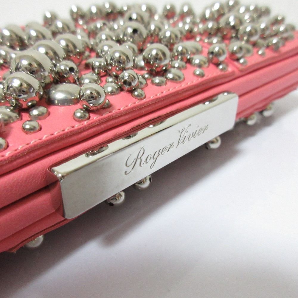 Roger Vivier Roger Vivier Roger Vivier Prismic Clutch Bag Leather Clutch Bag DUTY FREE for USA Size ONE SIZE - 7 Thumbnail