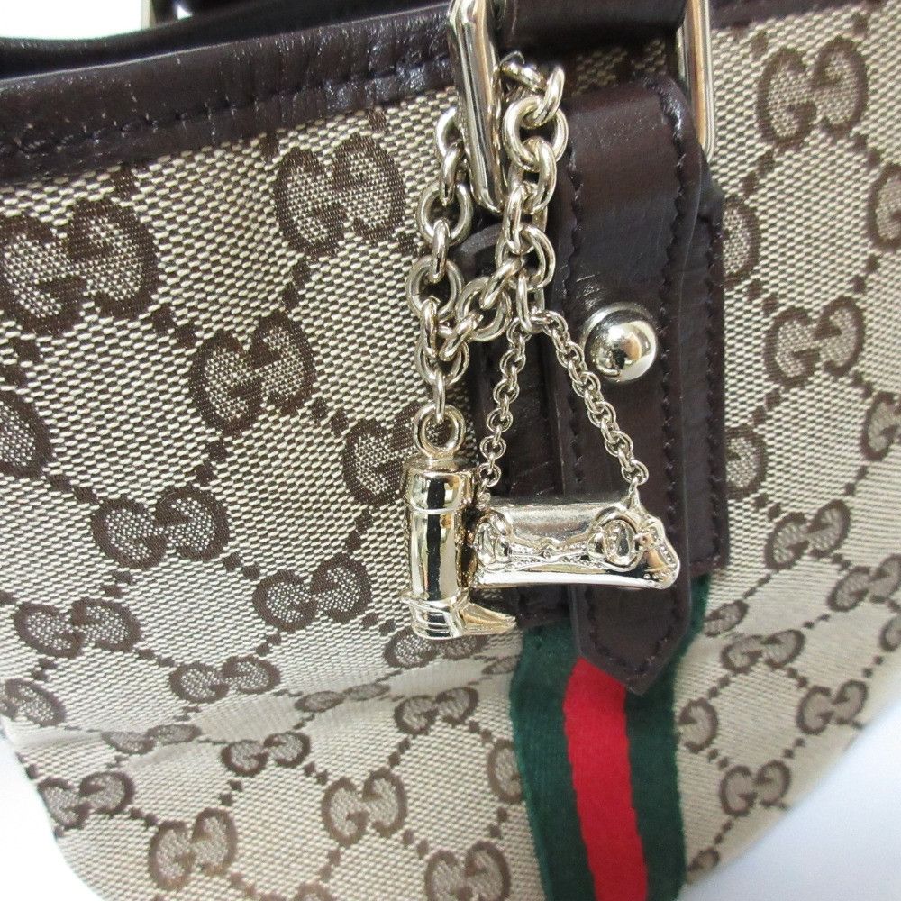 Gucci Gucci Gucci GG Canvas Mini Tote Bag Canvas Tote Bag 139261 Size ONE SIZE - 10 Thumbnail
