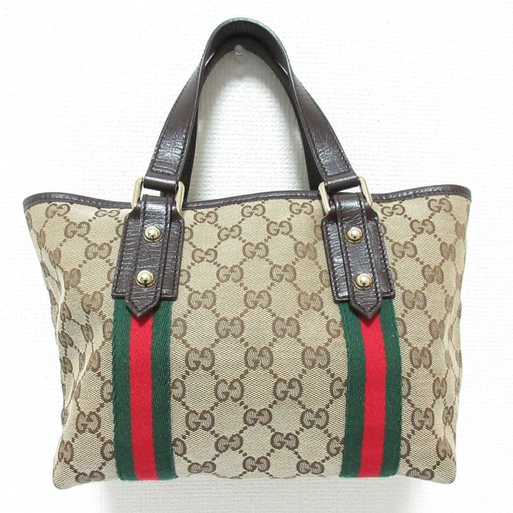 Gucci Gucci Gucci GG Canvas Mini Tote Bag Canvas Tote Bag 139261 Size ONE SIZE - 2 Thumbnail