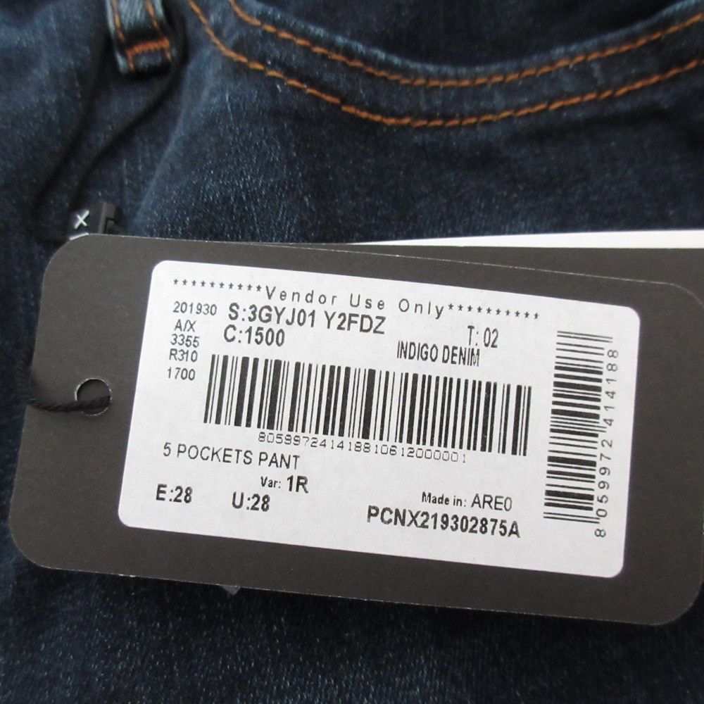 Armani Armani Armani Exchange 5 Pocket Super Skinny Denim Pants Denim Jeans DUTY FREE for USA Size ONE SIZE - 11 Thumbnail