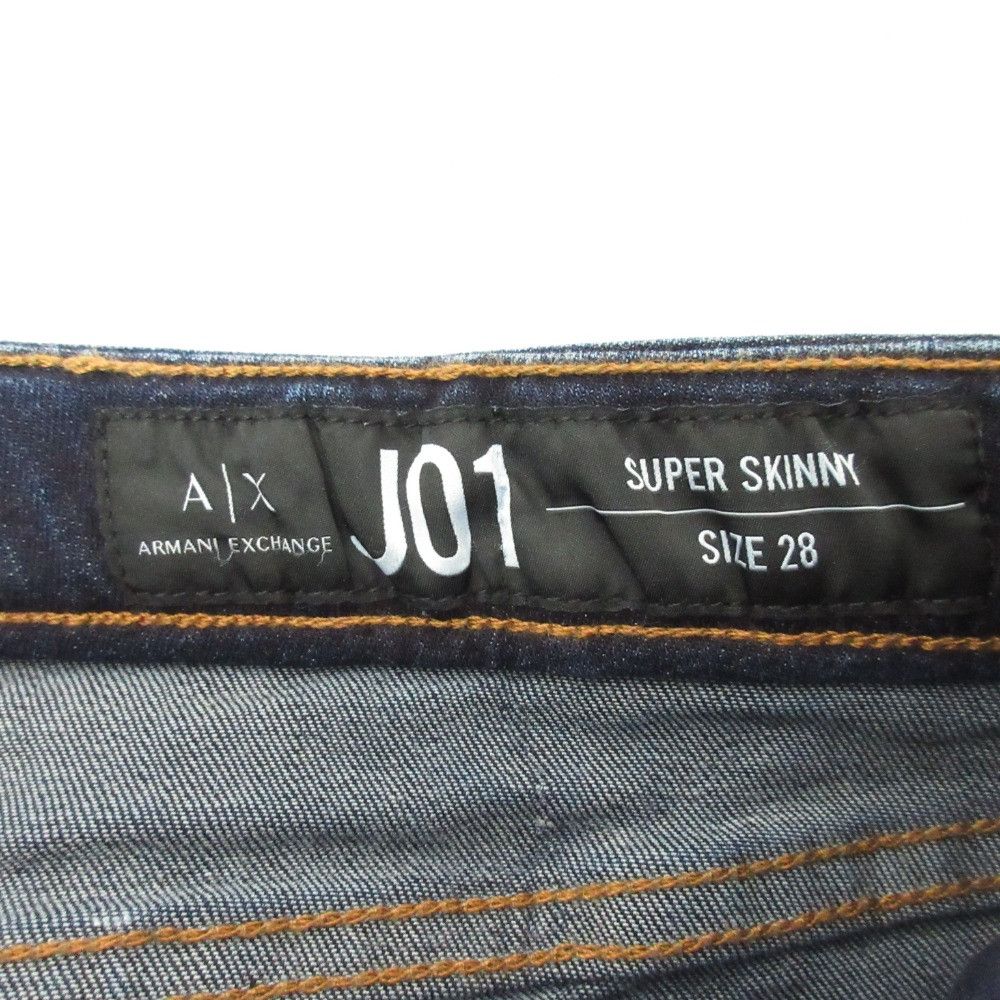 Armani Armani Armani Exchange 5 Pocket Super Skinny Denim Pants Denim Jeans DUTY FREE for USA Size ONE SIZE - 12 Thumbnail