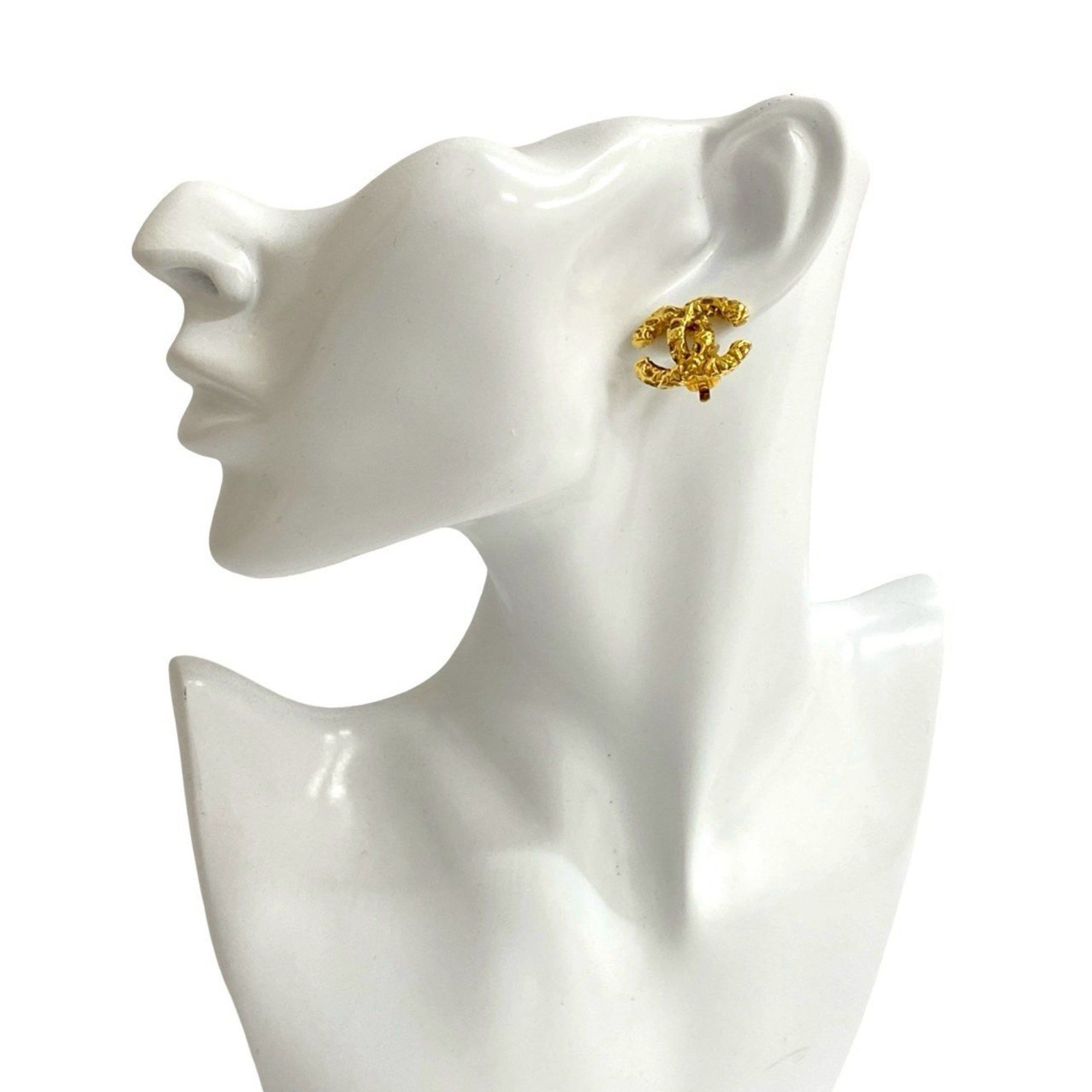 Chanel CHANEL Coco Mark motif earrings and ear cuffs, gold, 16506 Size ONE SIZE - 2 Thumbnail