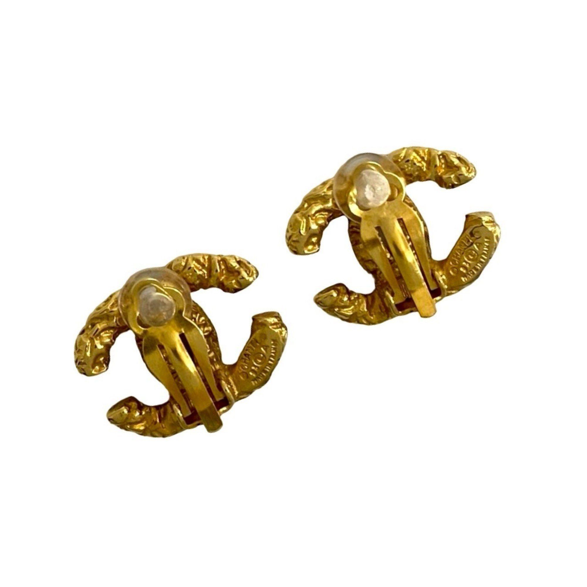 Chanel CHANEL Coco Mark motif earrings and ear cuffs, gold, 16506 Size ONE SIZE - 5 Thumbnail