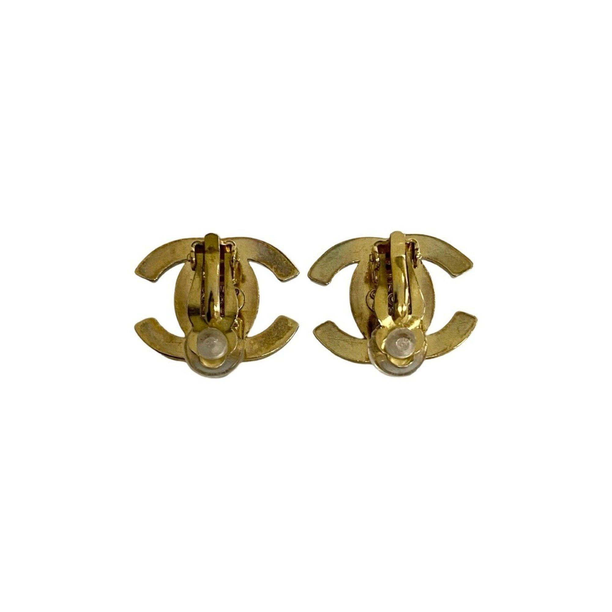 Chanel CHANEL Coco Mark Earrings and Ear Cuffs, Gold, Women's, 25769 Size ONE SIZE - 5 Thumbnail