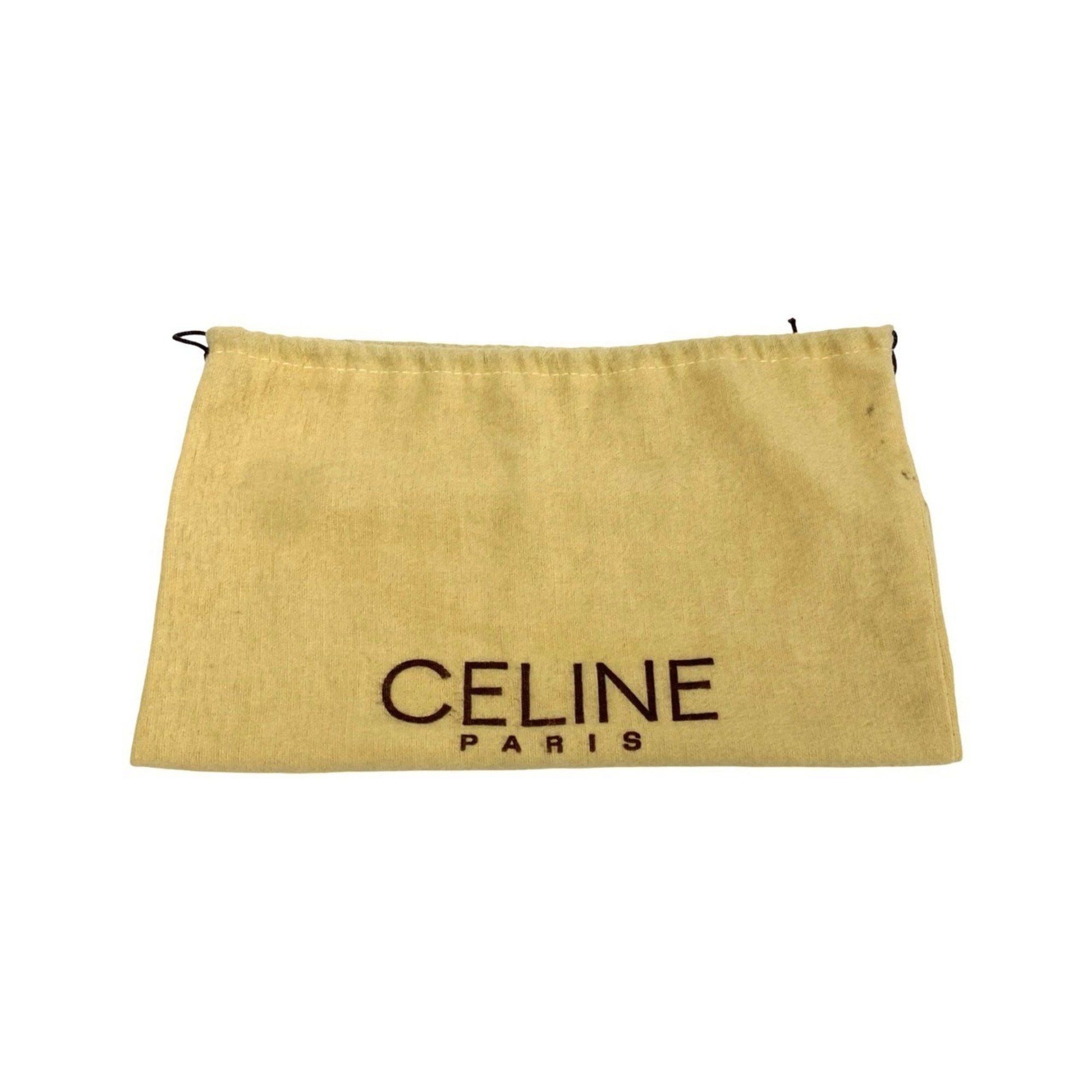 Celine CELINE Macadam Blason with Triomphe logo and hardware, leather, 2-way shoulder bag/handbag, black/brown, 34038 Size ONE SIZE - 9 Thumbnail