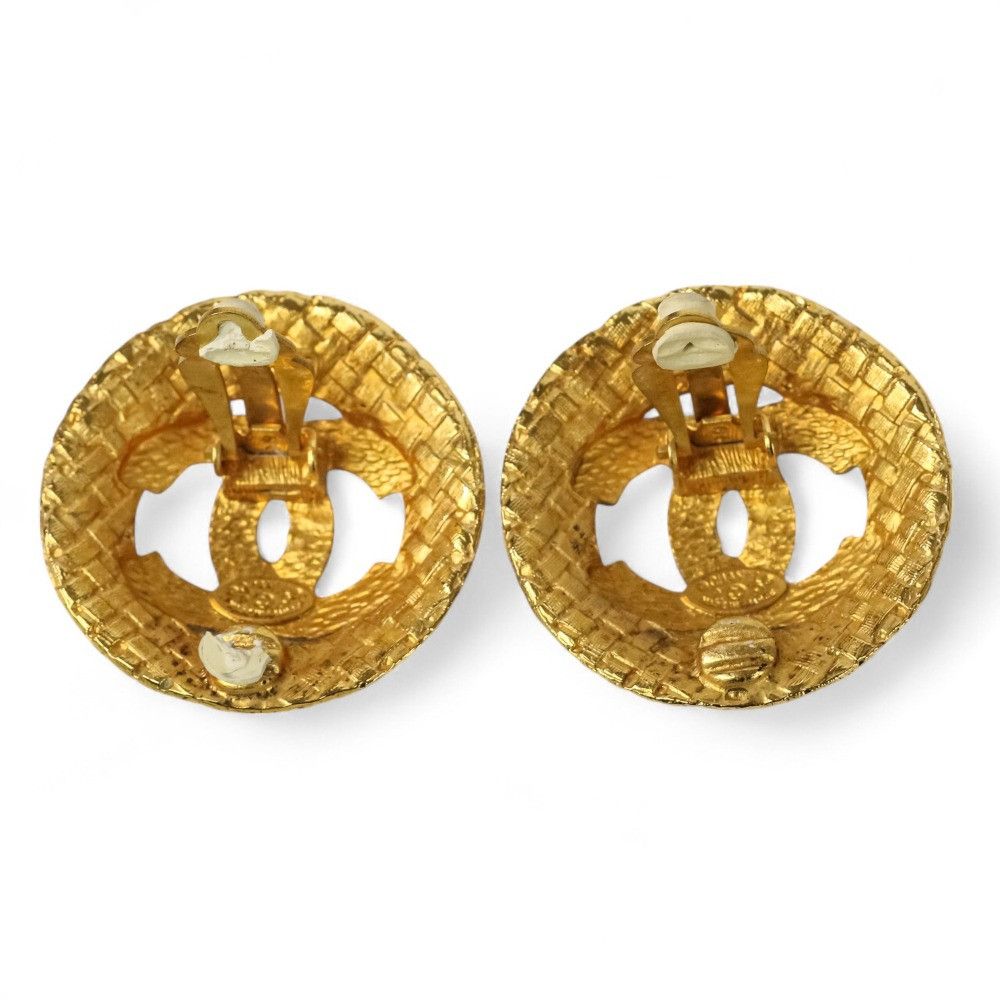 Chanel Chanel Chanel Coco Mark Vintage Earrings Metal Earrings DUTY FREE for USA Size ONE SIZE - 3 Thumbnail