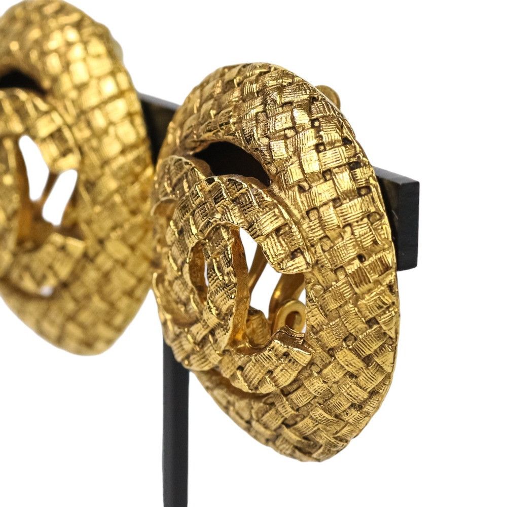 Chanel Chanel Chanel Coco Mark Vintage Earrings Metal Earrings DUTY FREE for USA Size ONE SIZE - 2 Thumbnail