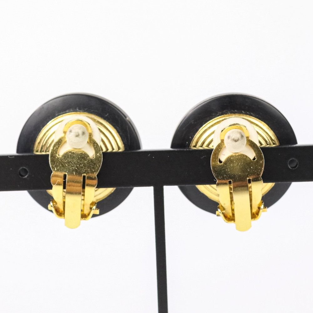 Hermes Hermes Hermes Horn Round Earrings Natural Material Earrings DUTY FREE for USA Size ONE SIZE - 3 Thumbnail