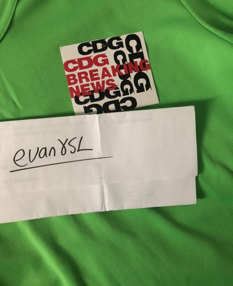 Cdg breaking news long sleeve clearance