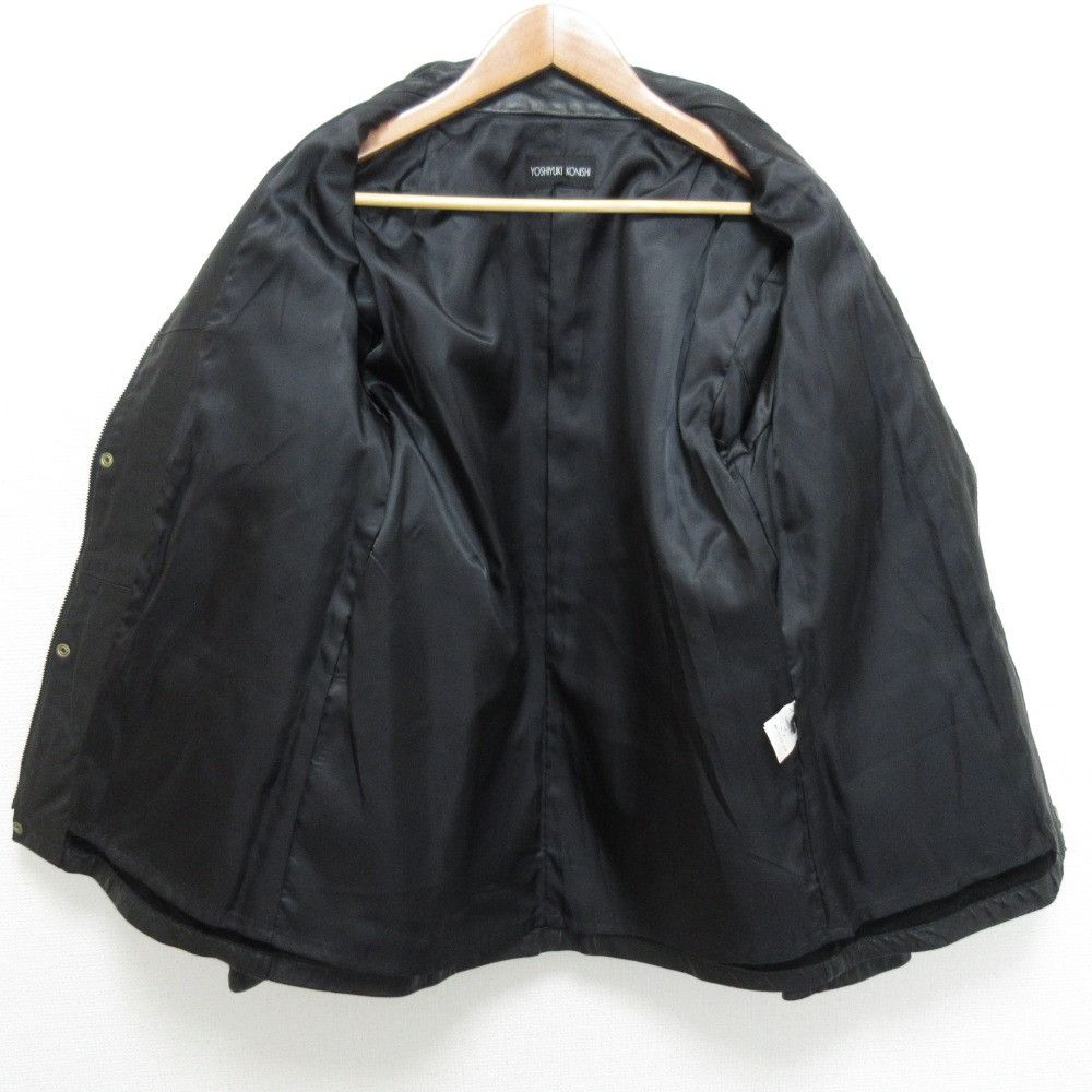 Other Other Yoshiyuki Konishi FICCE UOMO Horse Leather Jacket Leather Outerwear DUTY FREE for USA Size ONE SIZE - 3 Thumbnail