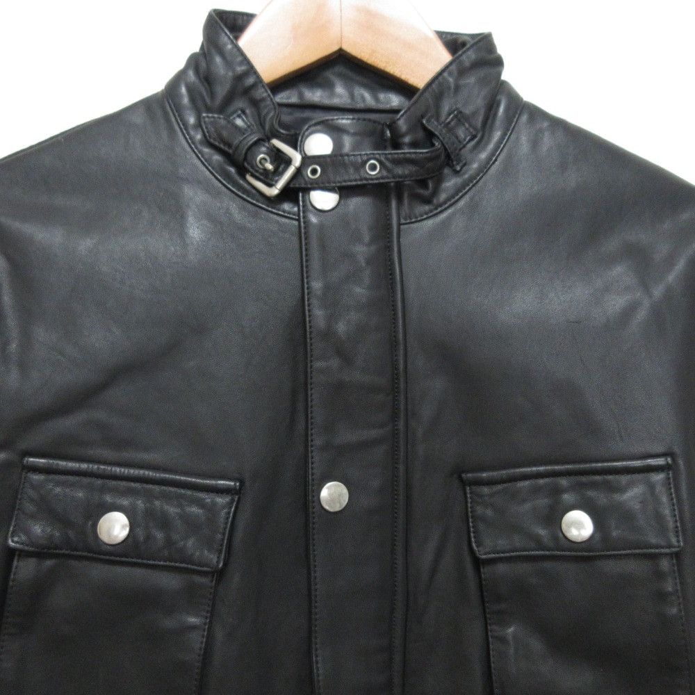 Other Other Yoshiyuki Konishi FICCE UOMO Horse Leather Jacket Leather Outerwear DUTY FREE for USA Size ONE SIZE - 4 Thumbnail