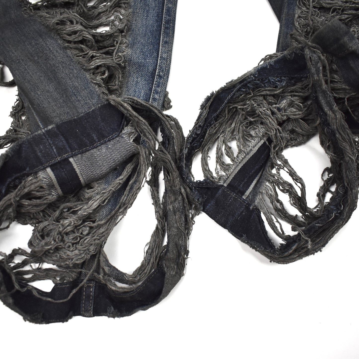 Rick Owens × Rick Owens Drkshdw Rick Owens DRKSHDW Dark Dust Shredded Geth Denim Jeans Size US 32 / EU 48 - 6 Thumbnail