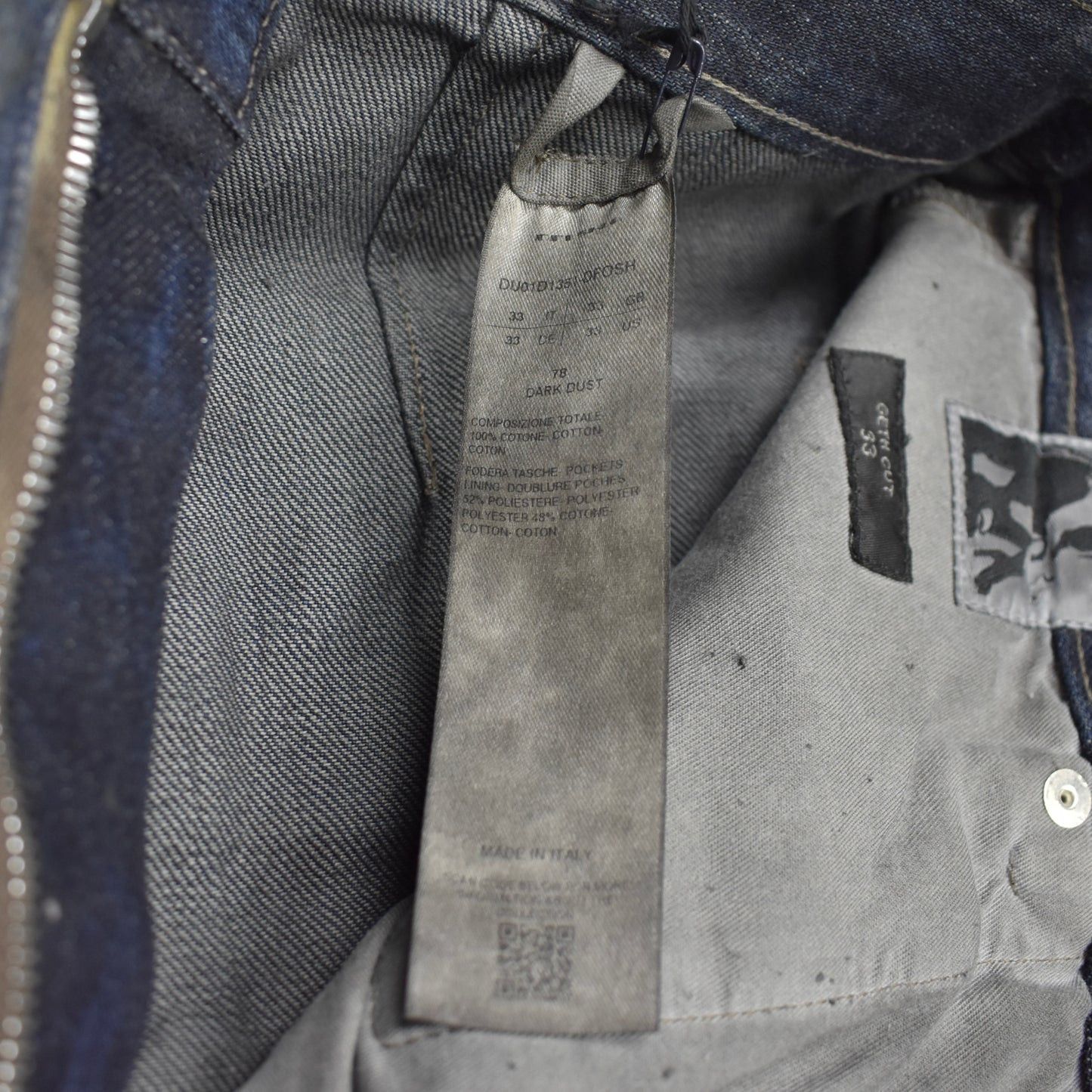 Rick Owens × Rick Owens Drkshdw Rick Owens DRKSHDW Dark Dust Shredded Geth Denim Jeans Size US 33 - 11 Thumbnail