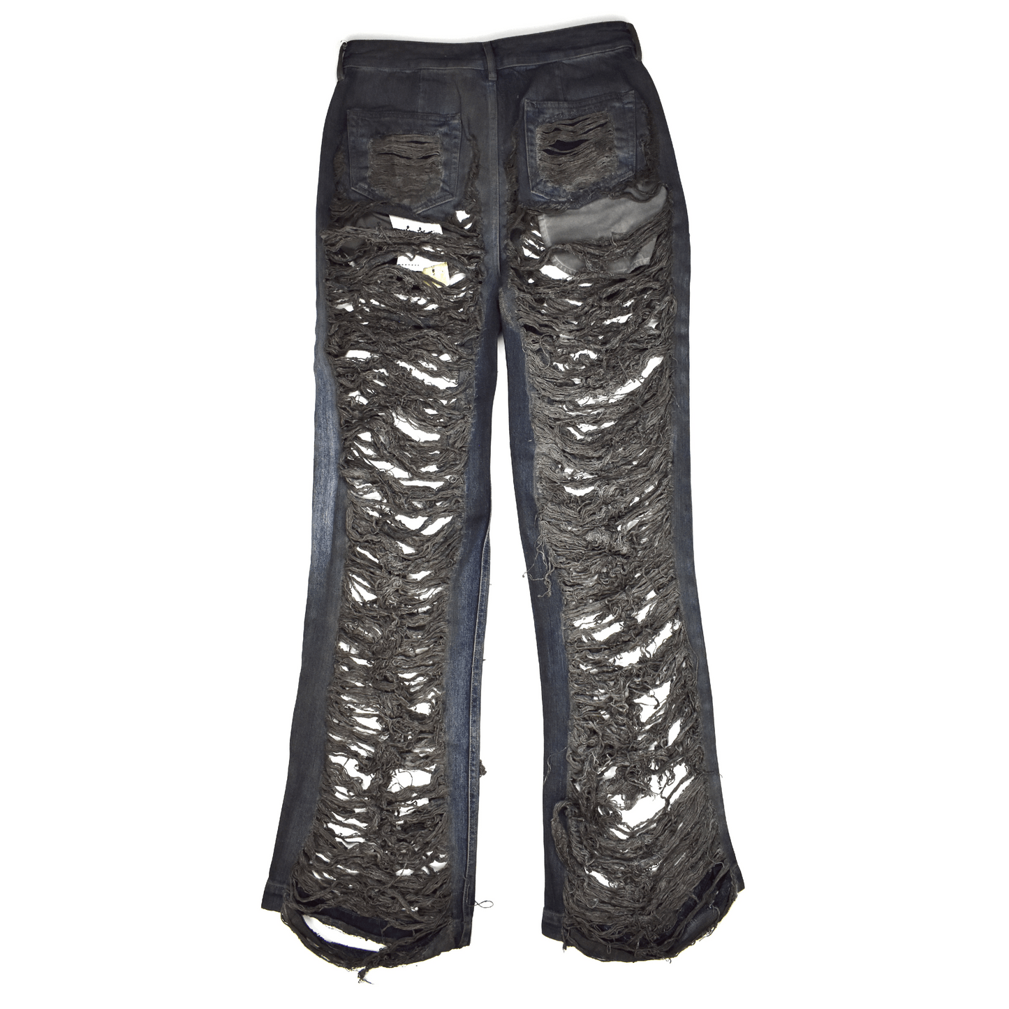 Rick Owens × Rick Owens Drkshdw Rick Owens DRKSHDW Dark Dust Shredded Geth Denim Jeans Size US 33 - 2 Thumbnail