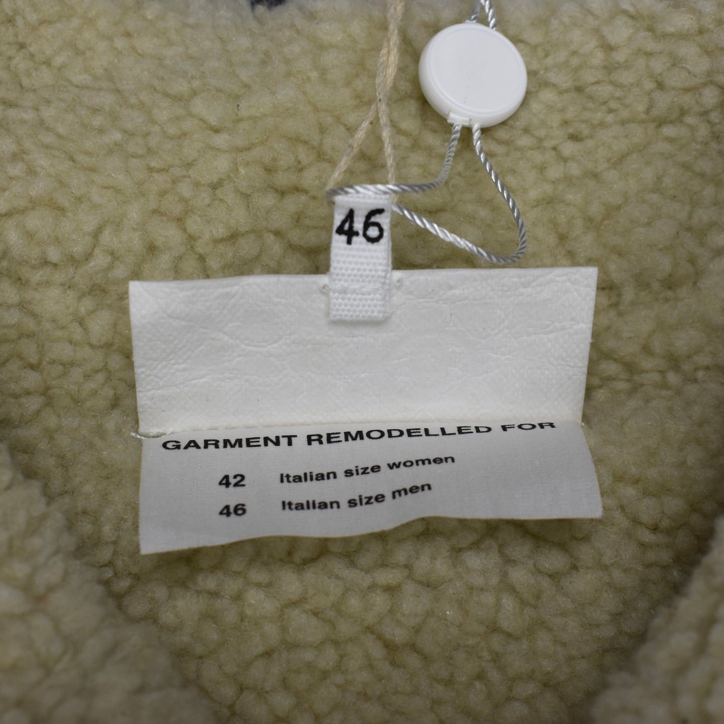 MM6 × Maison Margiela Maison Margiela MM6 Painted Denim Trucker Jacket Shearling Size US S / EU 44-46 / 1 - 5 Thumbnail