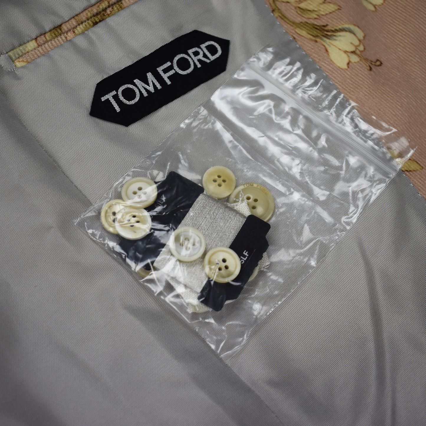 Tom Ford $6.5K TOM FORD Floral Print Atticus Blazer Light Pink Corduroy Size 40R - 14 Thumbnail