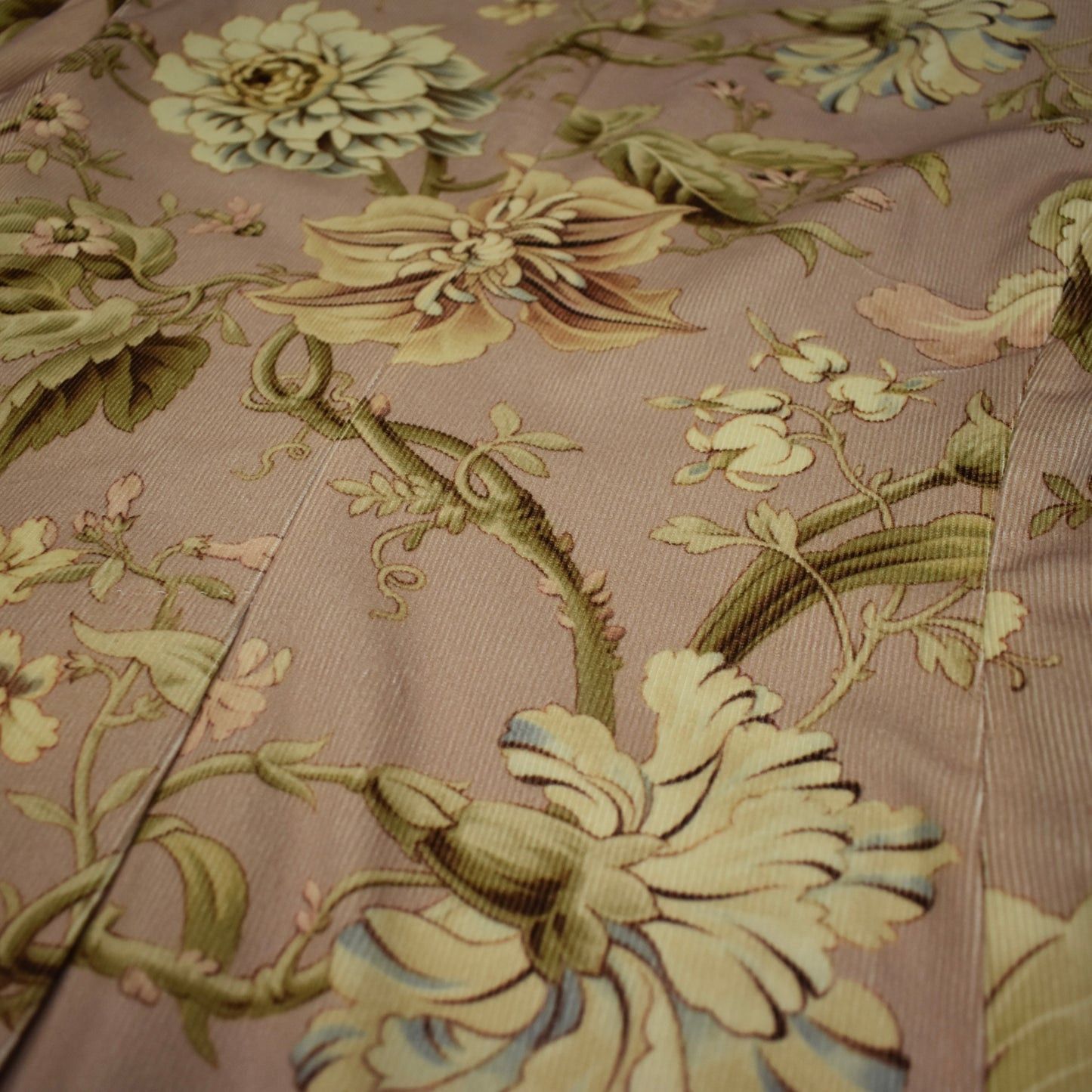 Tom Ford $6.5K TOM FORD Floral Print Atticus Blazer Light Pink Corduroy Size 40R - 16 Thumbnail
