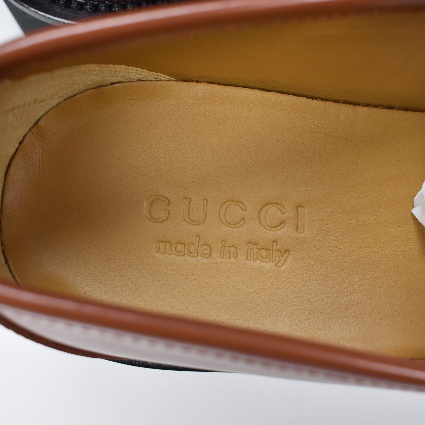 Gucci Gucci Brown Leather GG Chain Lug Loafers Cordovan Lux Size US 10 / EU 43 - 10 Thumbnail