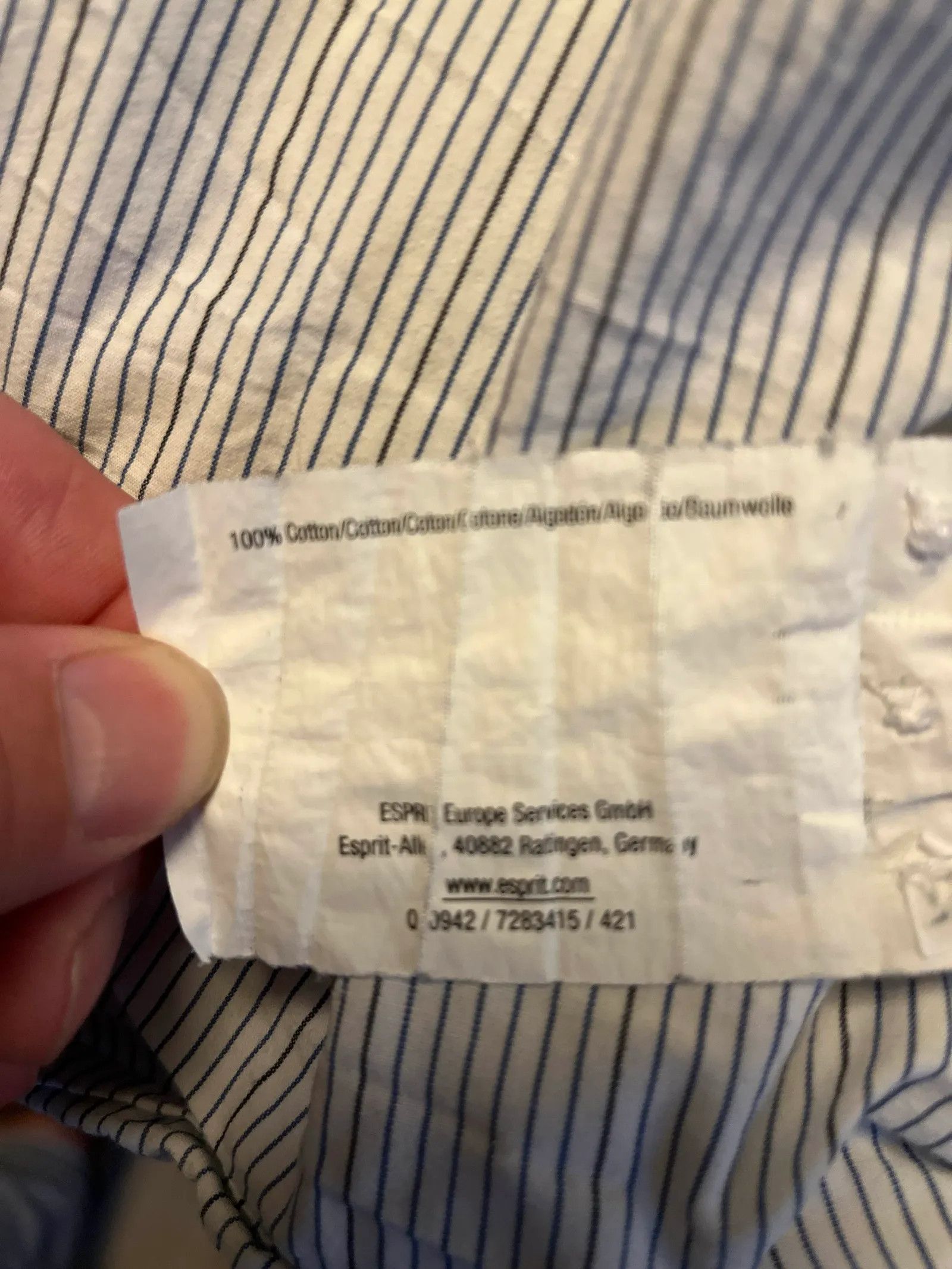 Esprit Esprit Shirt Size US M / EU 48-50 / 2 - 3 Thumbnail