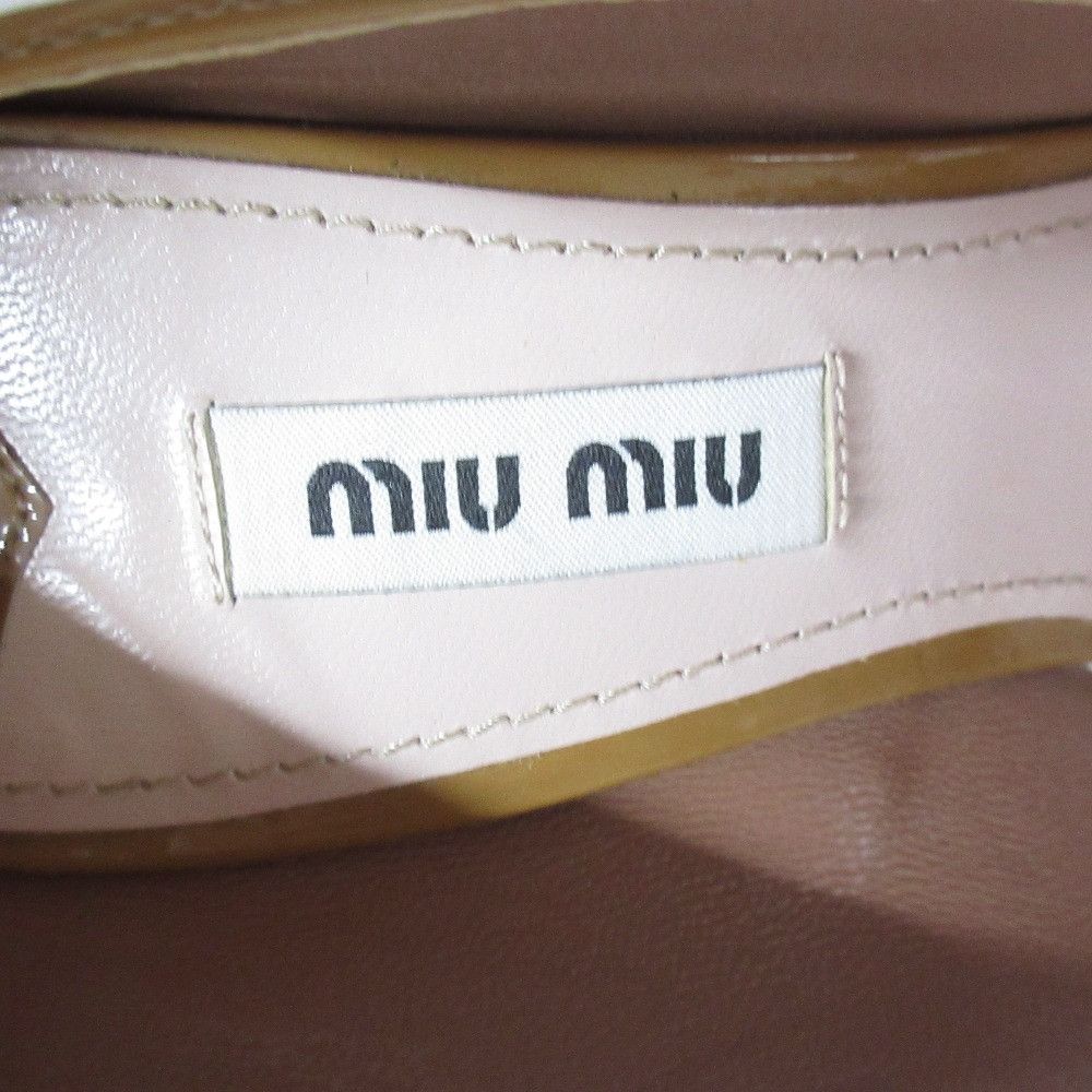 Miu Miu Miu Miu Miu Miu Patent Leather Pumps Enamel Shoes DUTY FREE for USA Size ONE SIZE - 7 Thumbnail