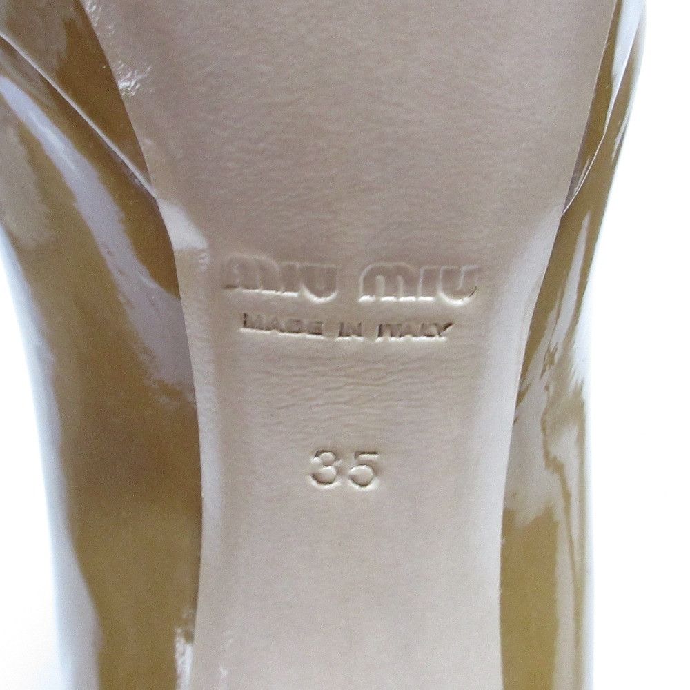 Miu Miu Miu Miu Miu Miu Patent Leather Pumps Enamel Shoes DUTY FREE for USA Size ONE SIZE - 8 Thumbnail