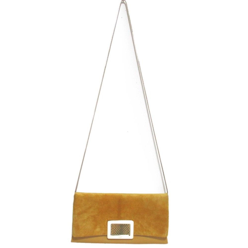 Roger Vivier Roger Vivier Roger Vivier Flap 2way Shoulder Bag Suede Leather Suede Shoulder Bag DUTY FREE for USA Size ONE SIZE - 3 Thumbnail