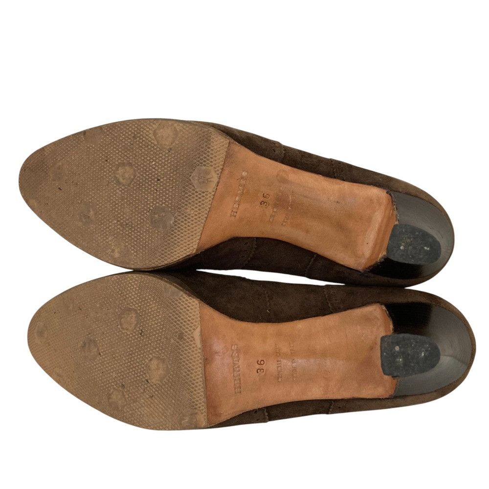 Hermes Hermes Hermes Wingtip Suede Pumps Suede Shoes DUTY FREE for USA Size ONE SIZE - 6 Thumbnail