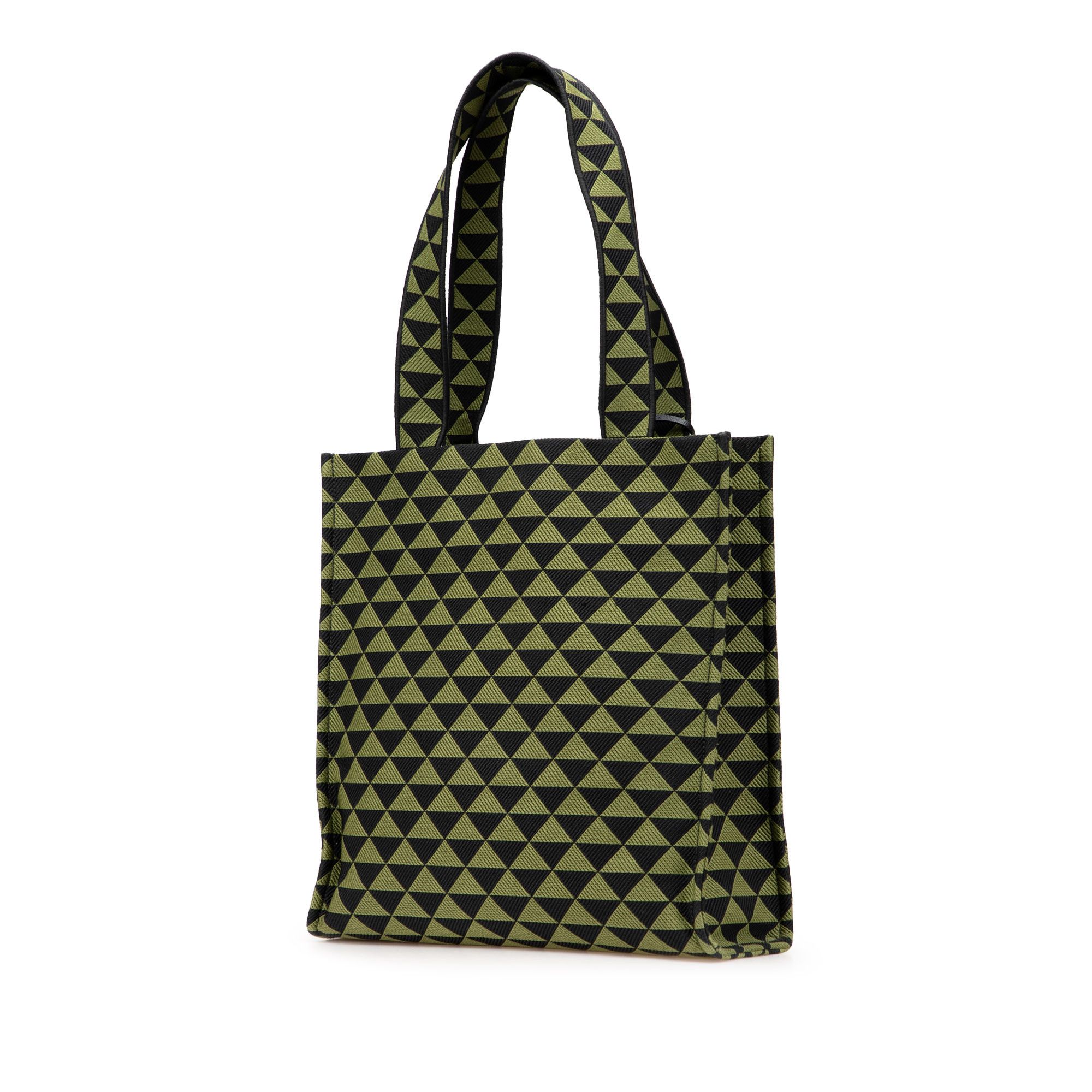 Prada Prada Jacquard Triangolo Symbole Shopping Tote Size ONE SIZE - 2 Thumbnail