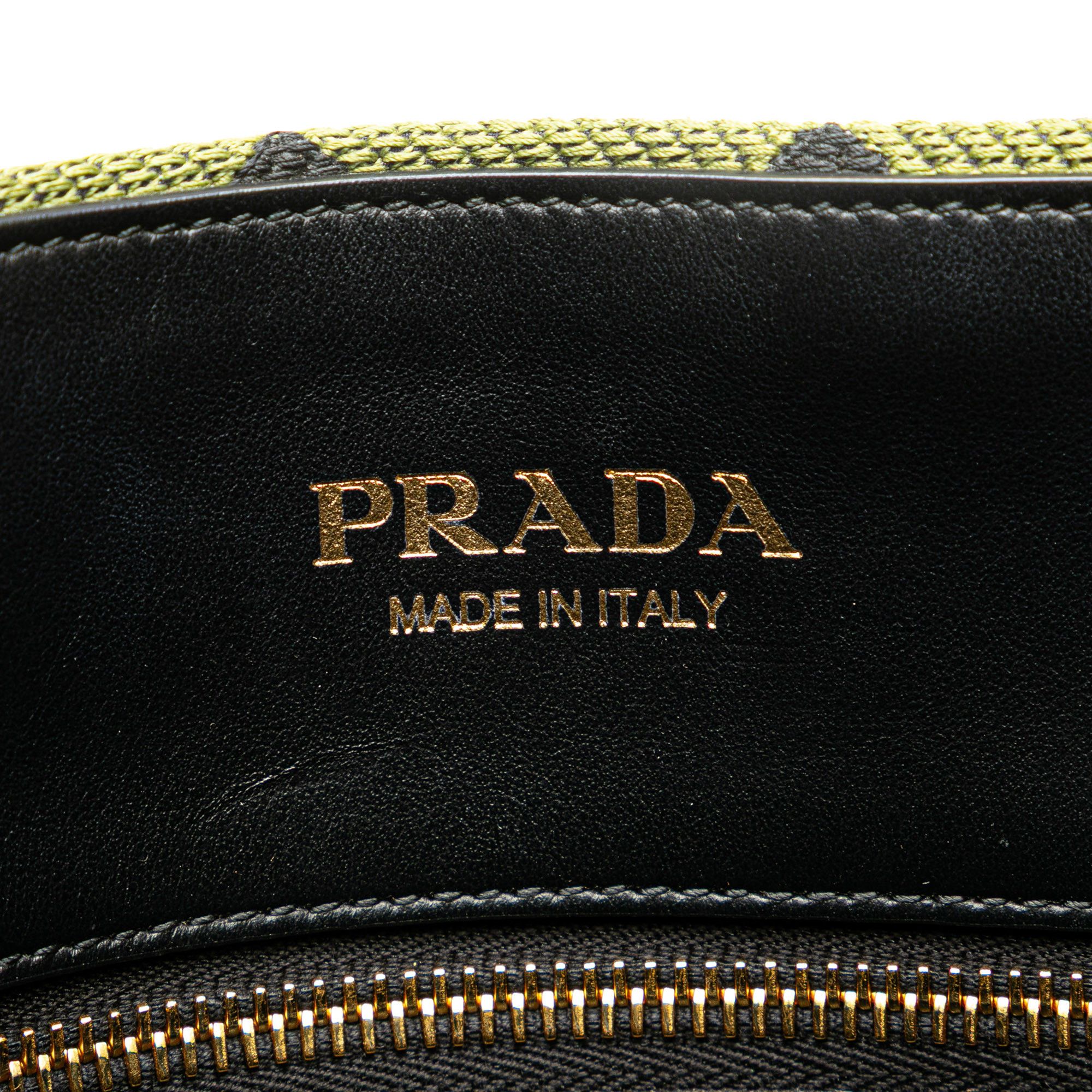 Prada Prada Jacquard Triangolo Symbole Shopping Tote Size ONE SIZE - 5 Thumbnail