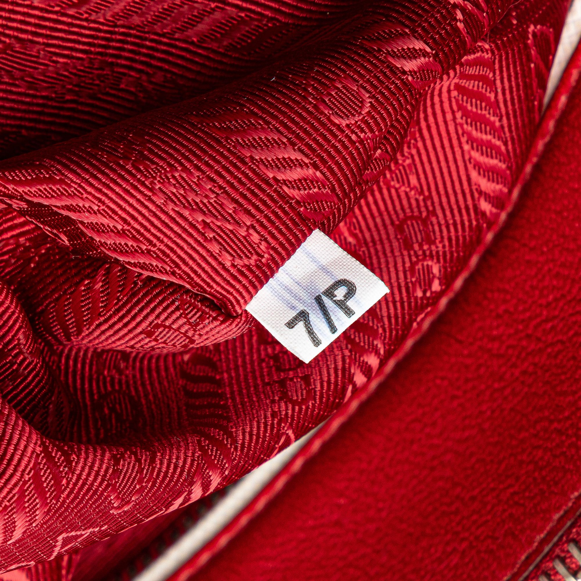 Prada Prada Small Bicolor Saffiano Galleria Double Zip Satchel Size ONE SIZE - 6 Thumbnail
