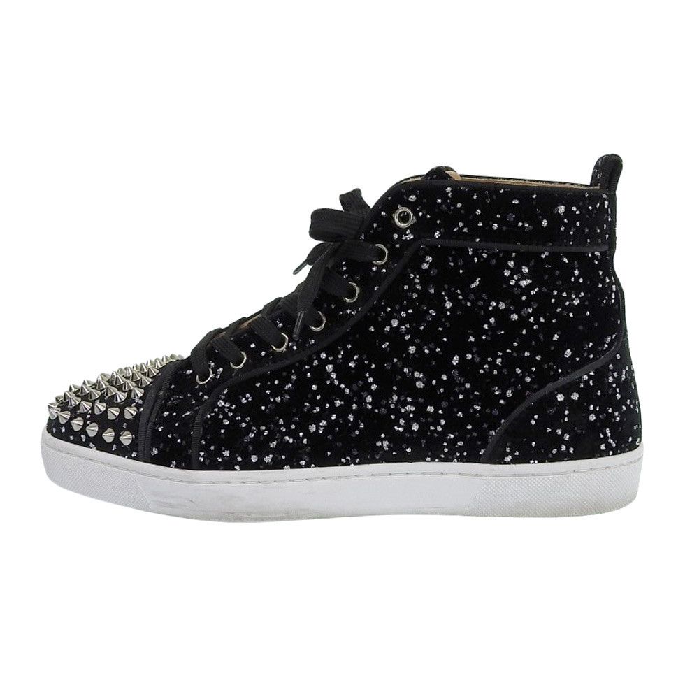 Christian Louboutin Christian Louboutin Christian Louboutin Louis Glitter Studs High Top Sneakers Others Shoes DUTY FREE for USA Size ONE SIZE - 3 Thumbnail