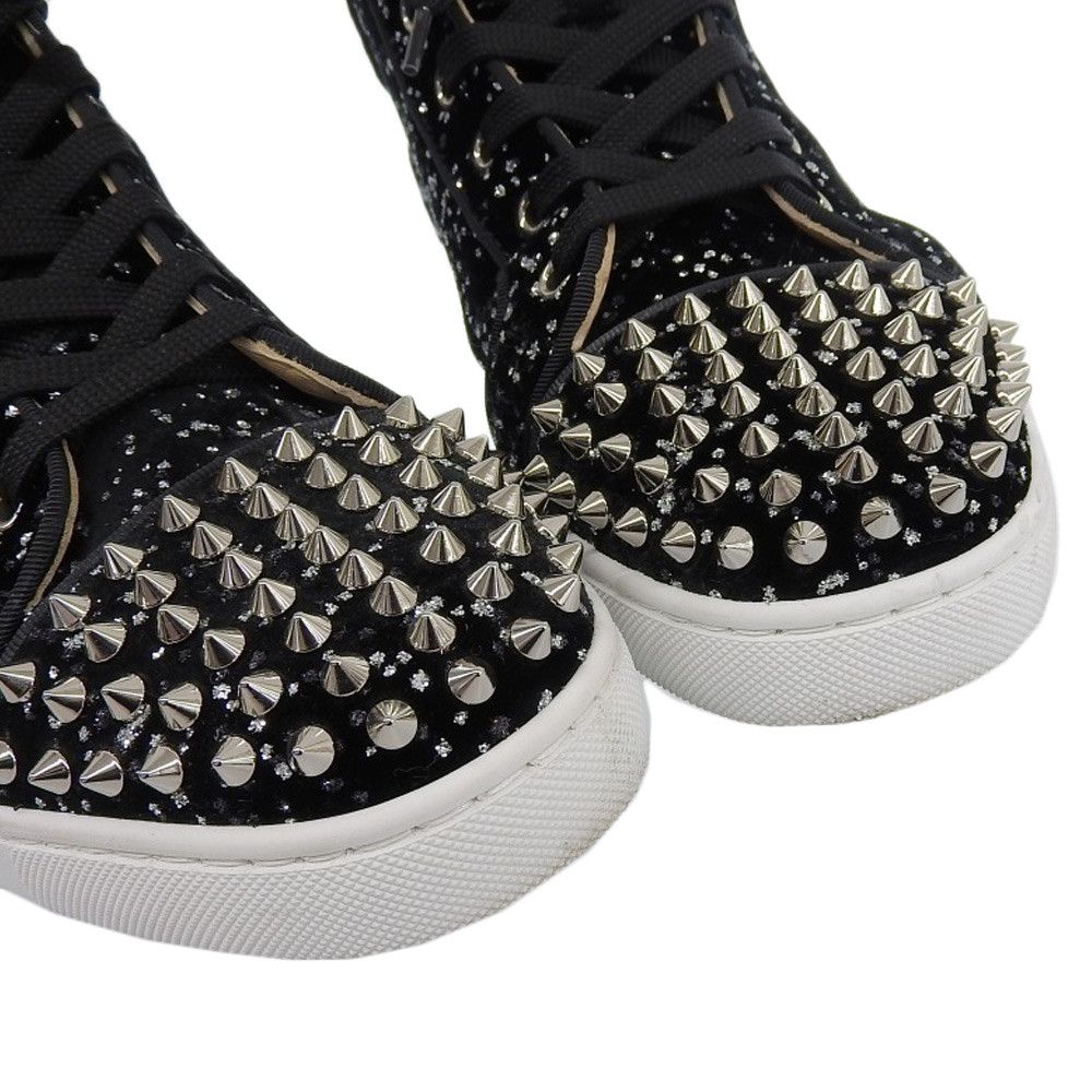 Christian Louboutin Christian Louboutin Christian Louboutin Louis Glitter Studs High Top Sneakers Others Shoes DUTY FREE for USA Size ONE SIZE - 5 Thumbnail