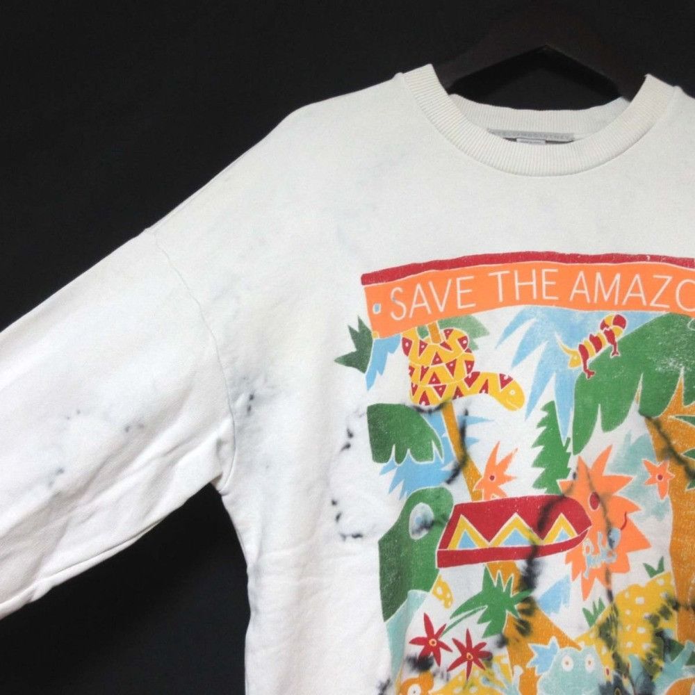 Stella McCartney Stella Mccartney Stella McCartney SAVE THE AMAZON Sweatshirt Cotton Sweatshirts & Hoodies 541916SOW90 DUTY FREE for USA Size ONE SIZE - 3 Thumbnail