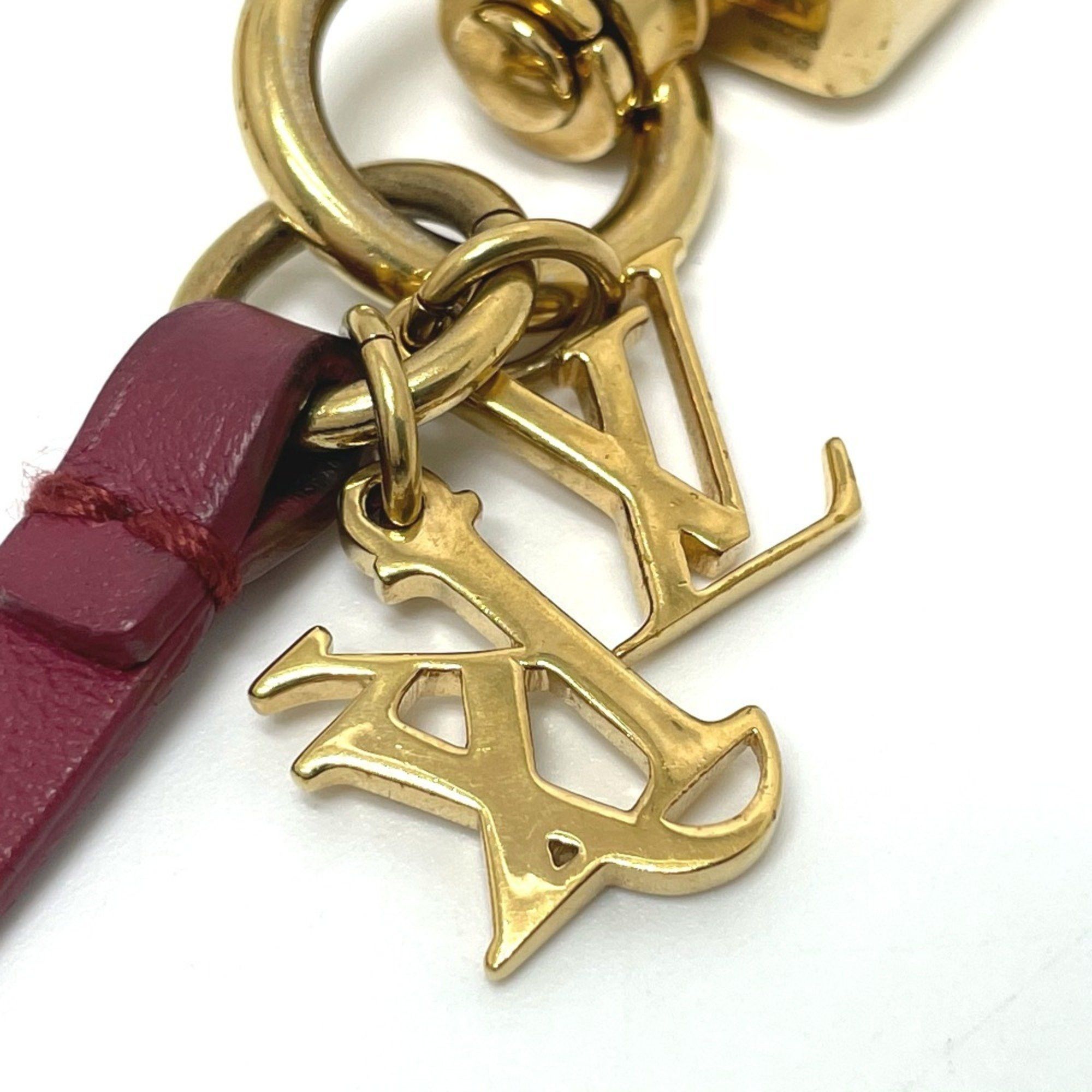 Louis Vuitton LOUIS VUITTON M62735 LV Rabbit Jeff Koons Bag Charm Keychain Leather Women's Bordeaux Size ONE SIZE - 3 Thumbnail