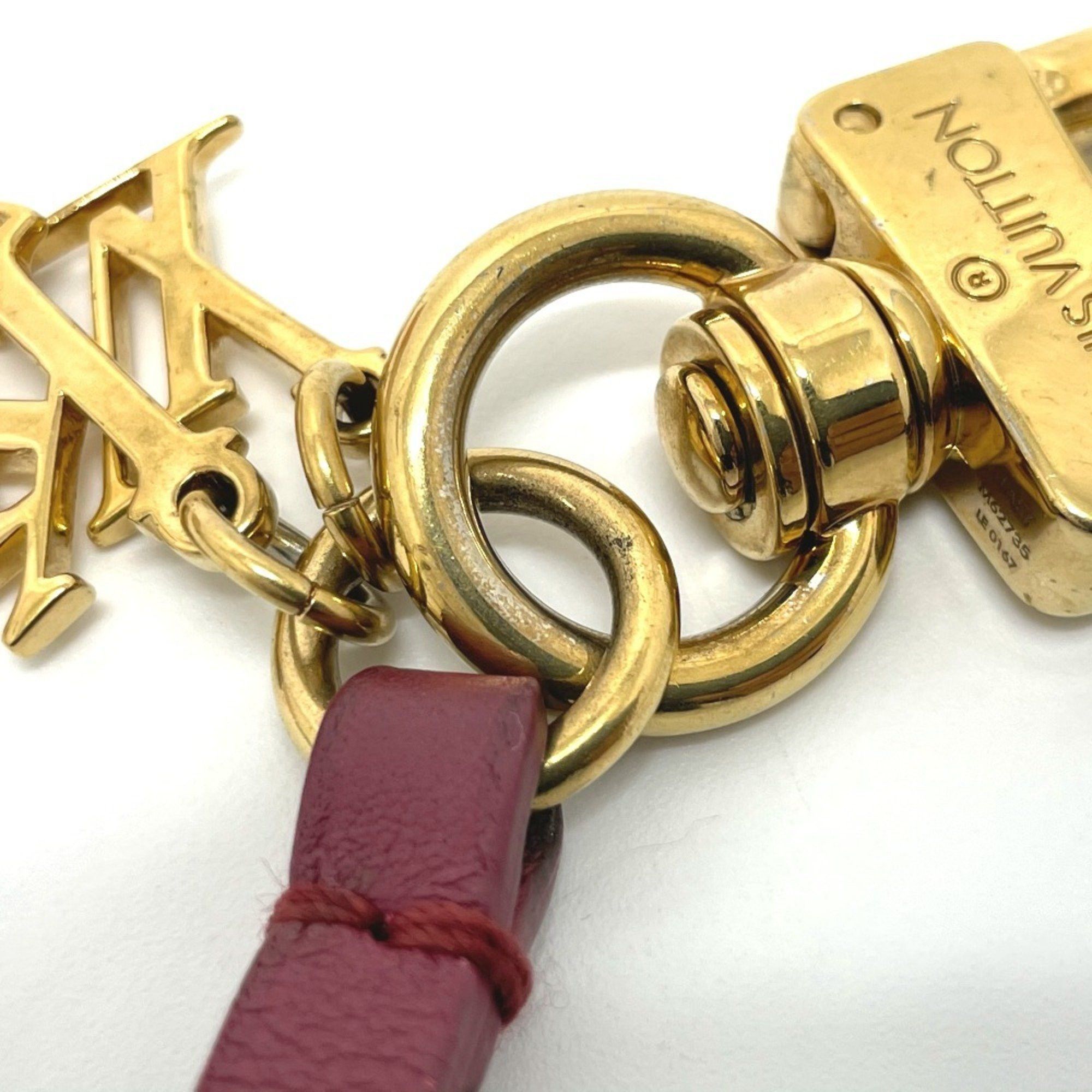 Louis Vuitton LOUIS VUITTON M62735 LV Rabbit Jeff Koons Bag Charm Keychain Leather Women's Bordeaux Size ONE SIZE - 5 Thumbnail